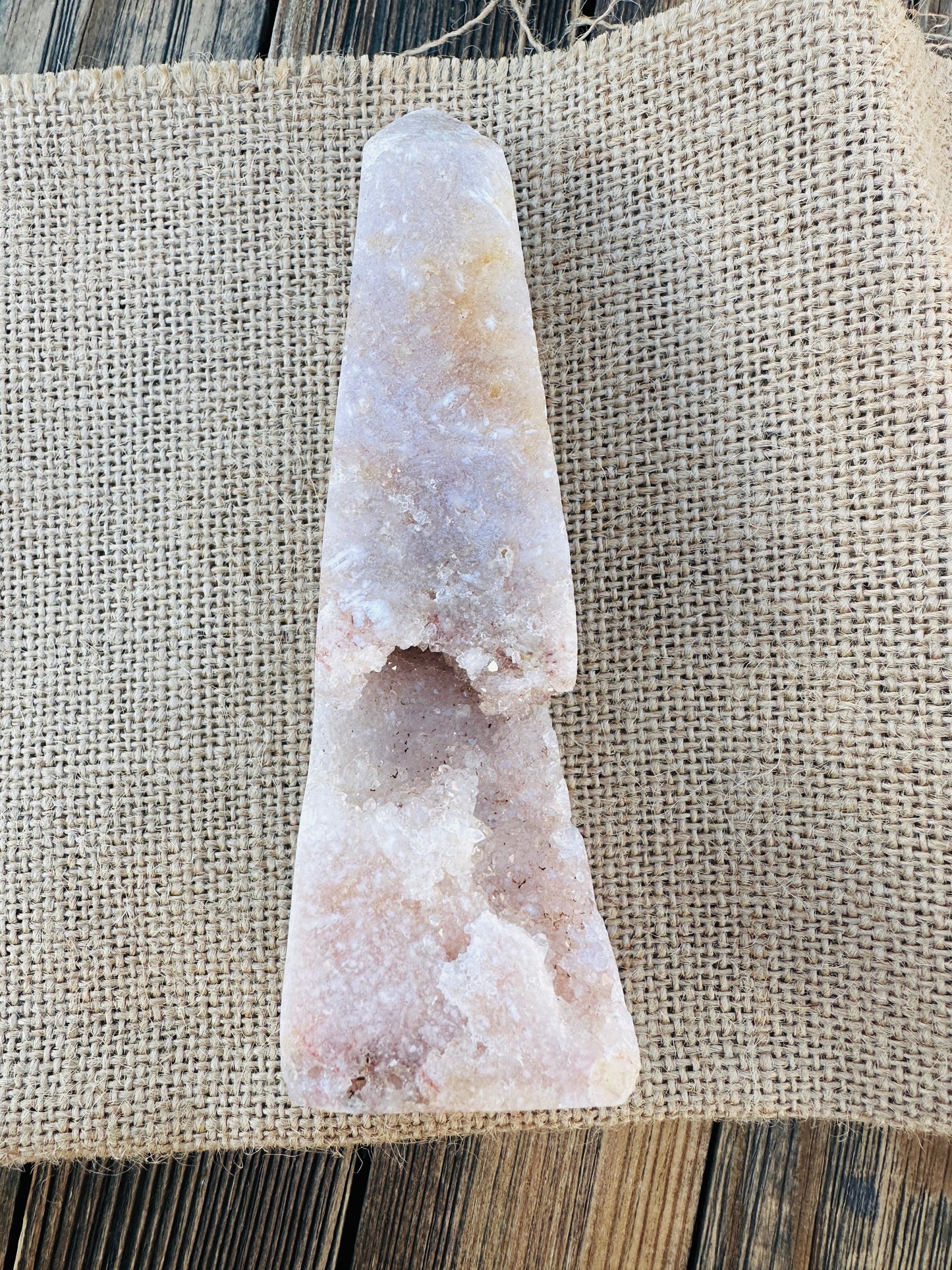 Nizhoni Crystals ✨  Pink Amethyst Tower