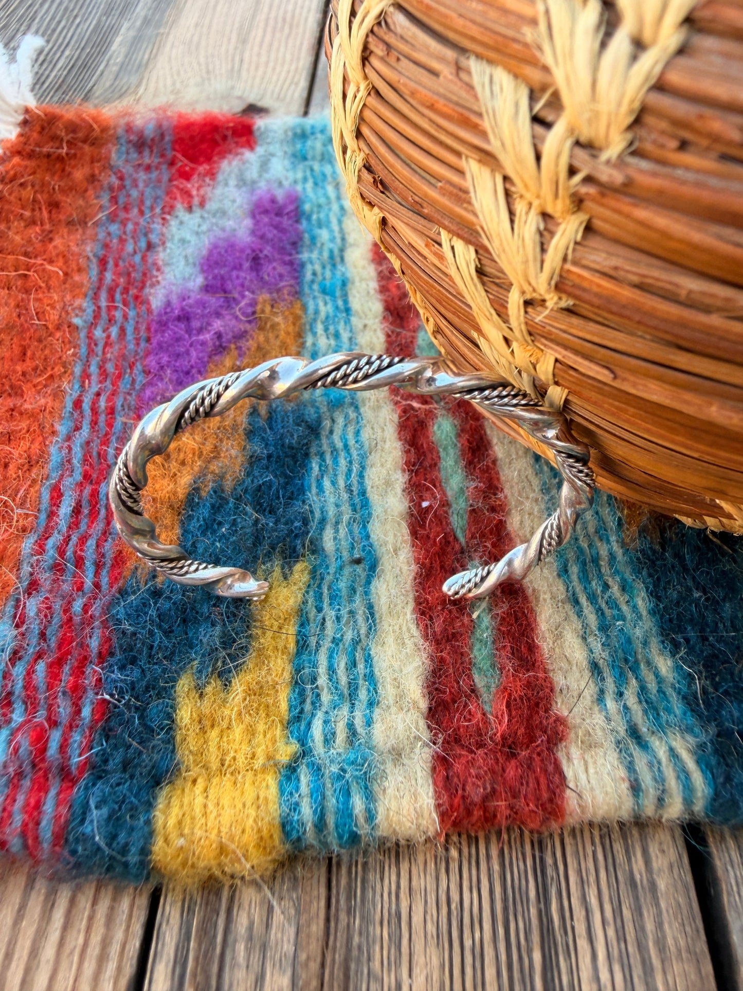 Handcrafted Sterling Silver Baby Cuff Bracelet