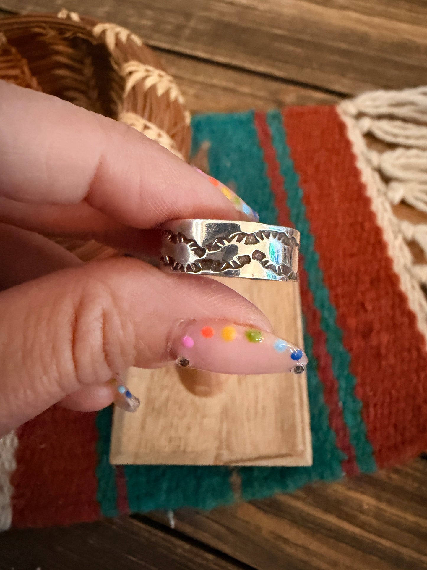 Handcrafted Sterling Silver Band Ring