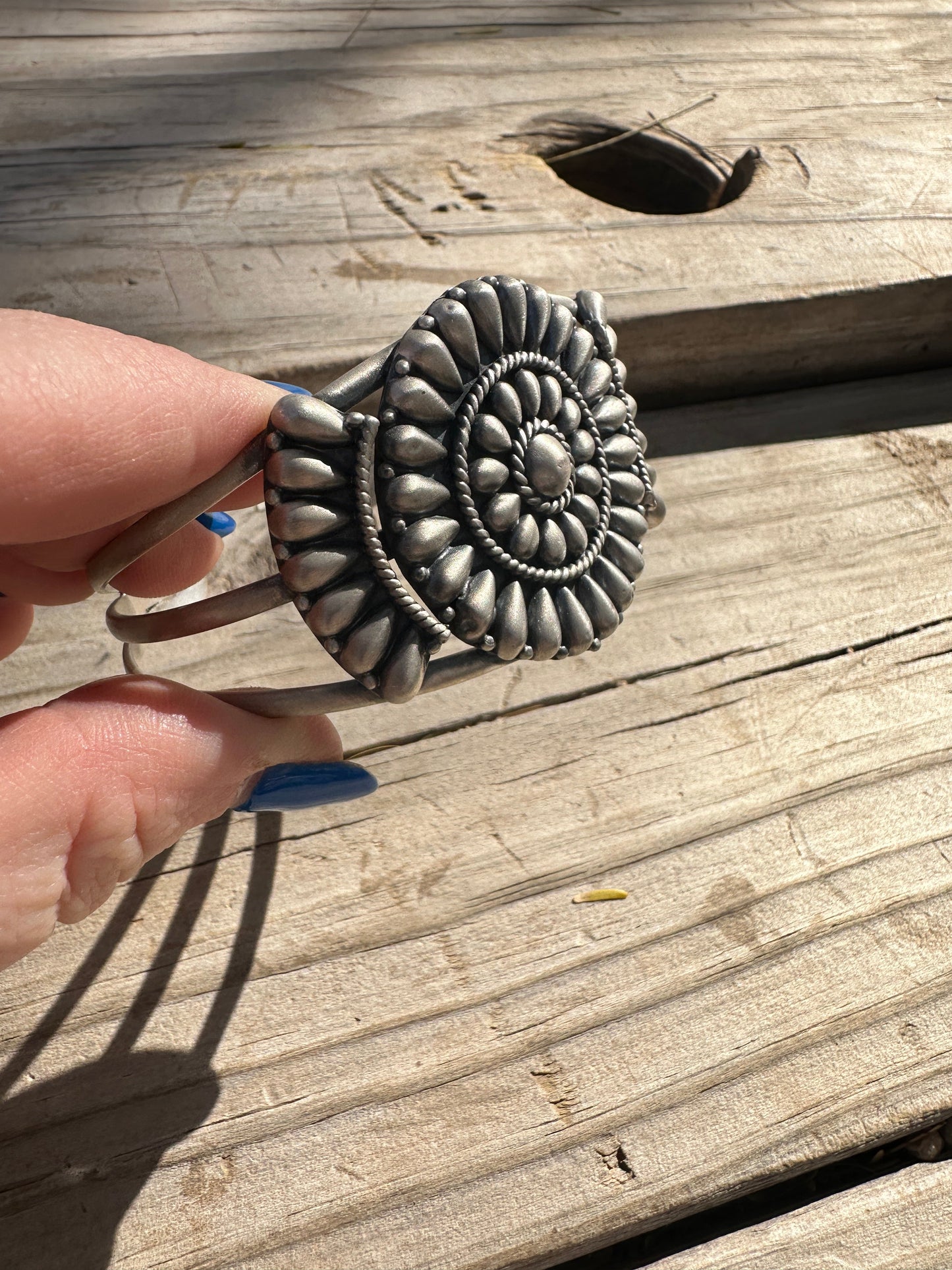 Handmade Sterling Silver Adjustable Cuff