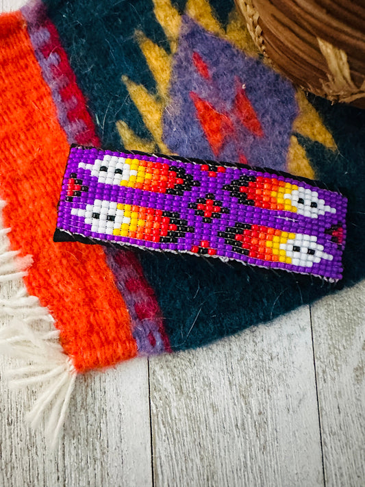 Handcrafted Handmade Beaded Barrette
