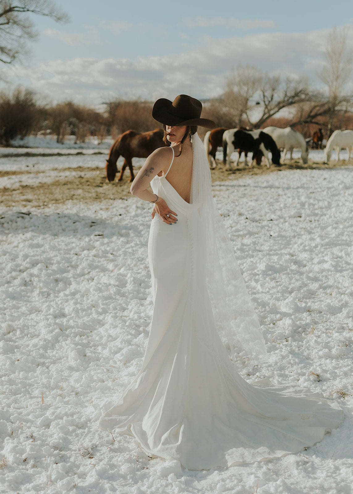 The Alice, Pearl and Beaded Wedding Veil