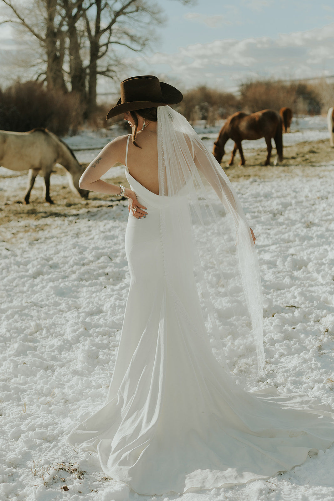 The Alice, Pearl and Beaded Wedding Veil