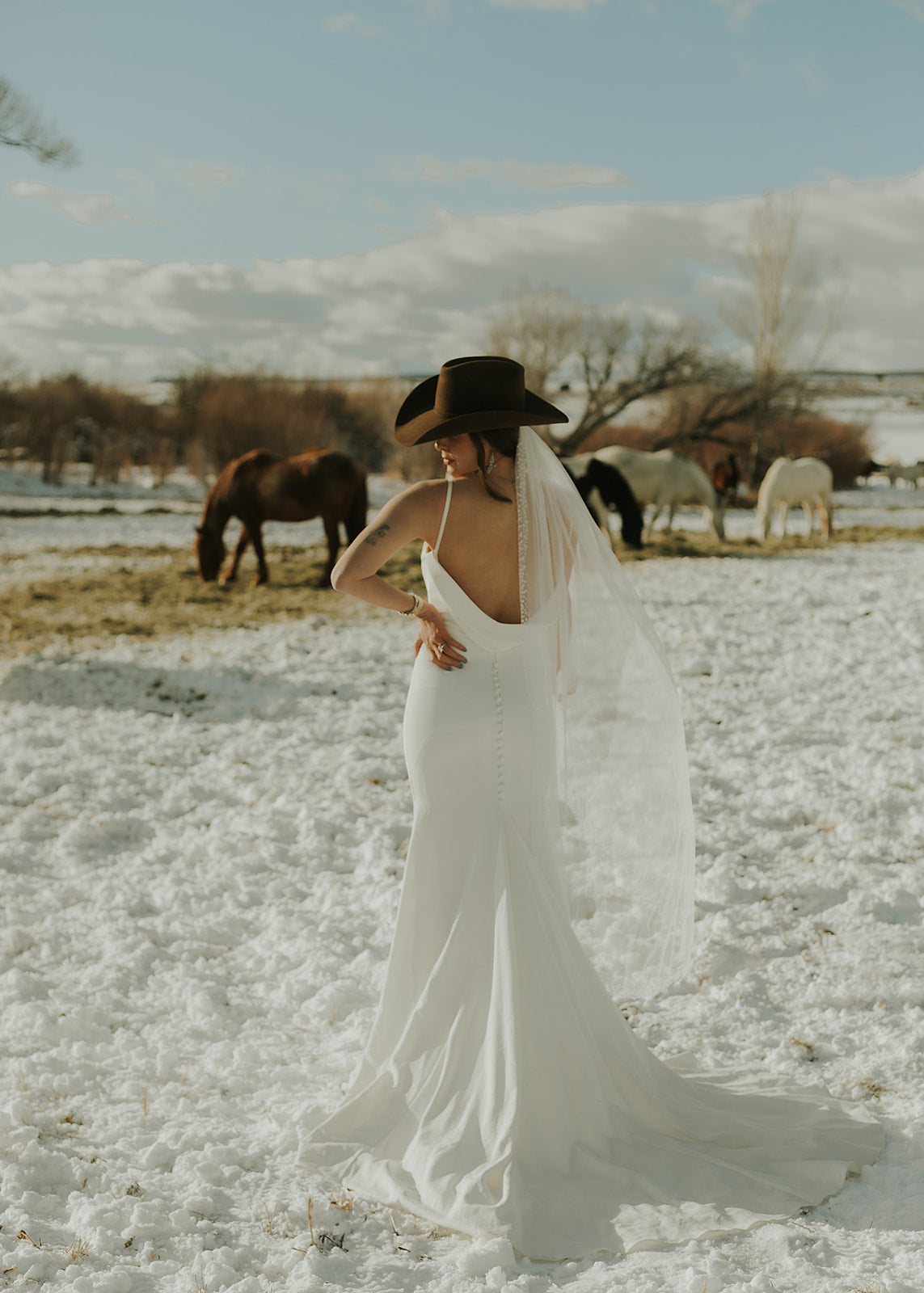 The Alice, Pearl and Beaded Wedding Veil