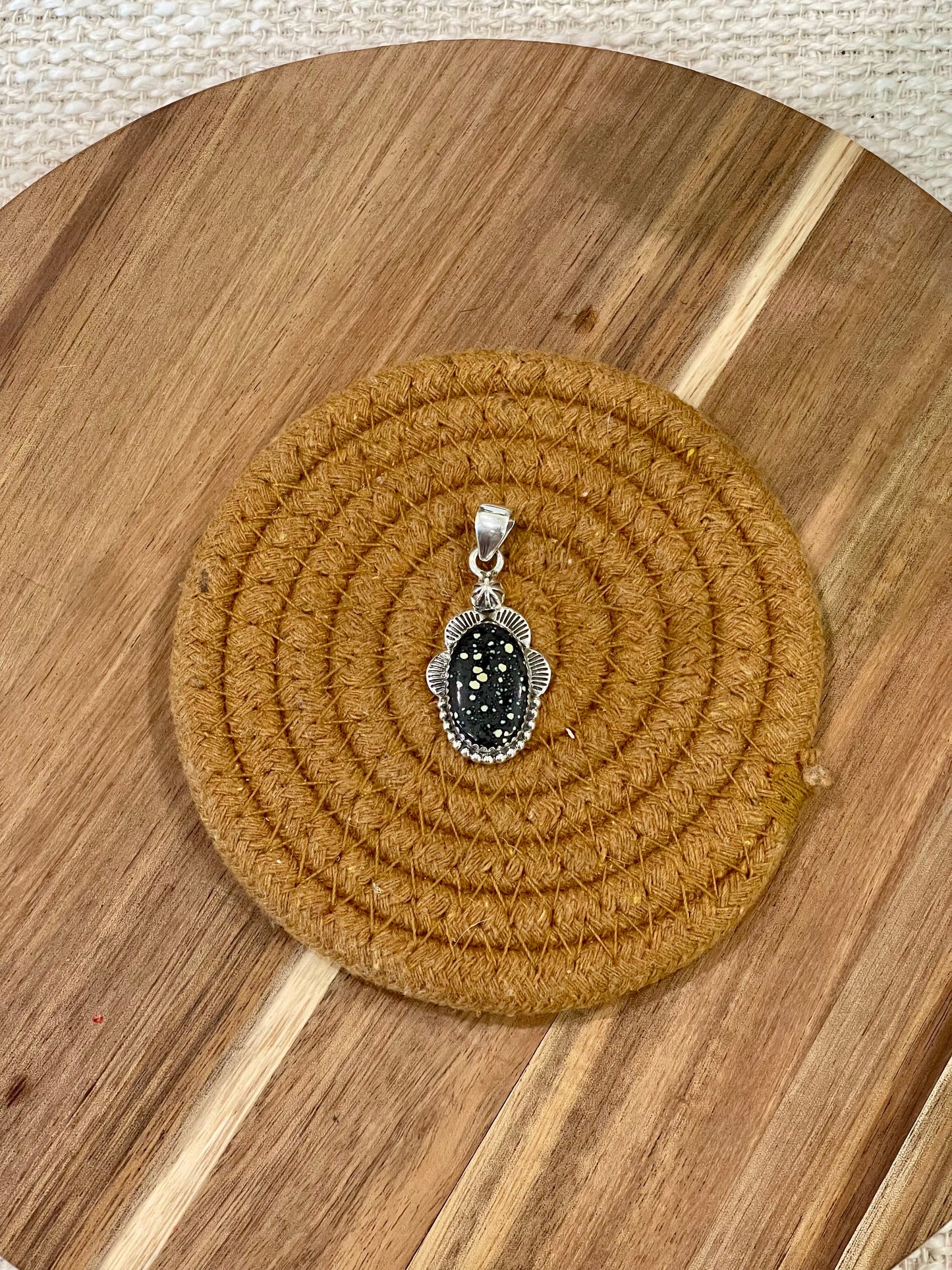 Handcrafted Sterling Silver & Variscite Pendant