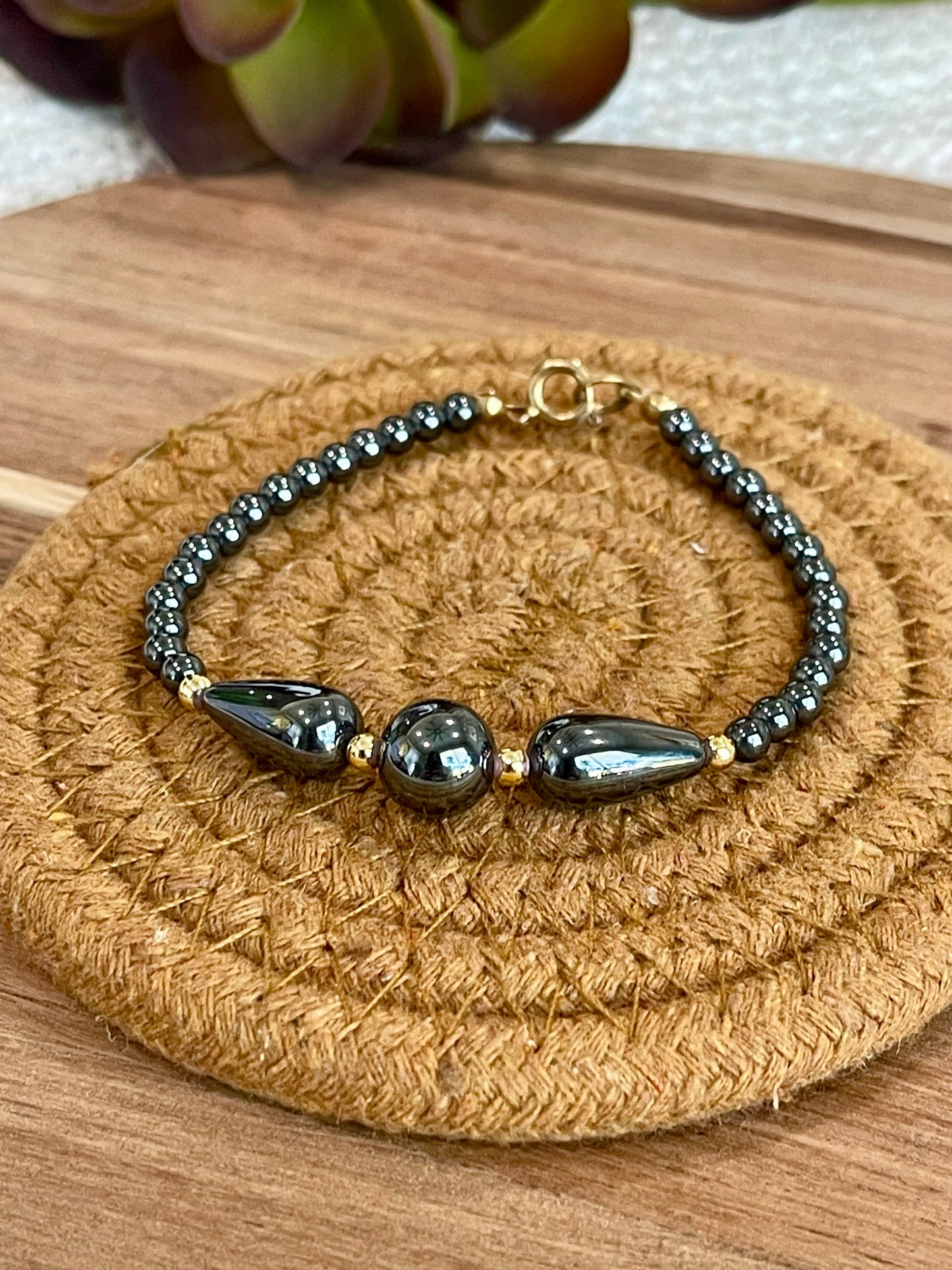 Vintage Handmade Beaded Bracelet