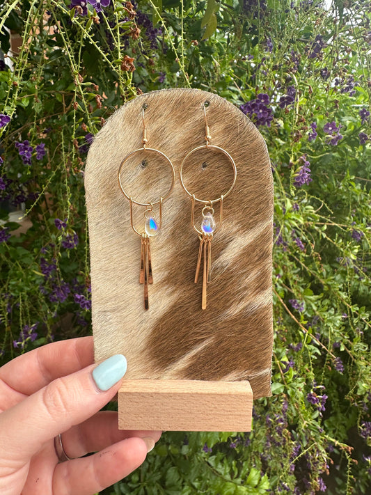 “The Golden Collection” Beachy Handmade 14k Gold Plated Earrings