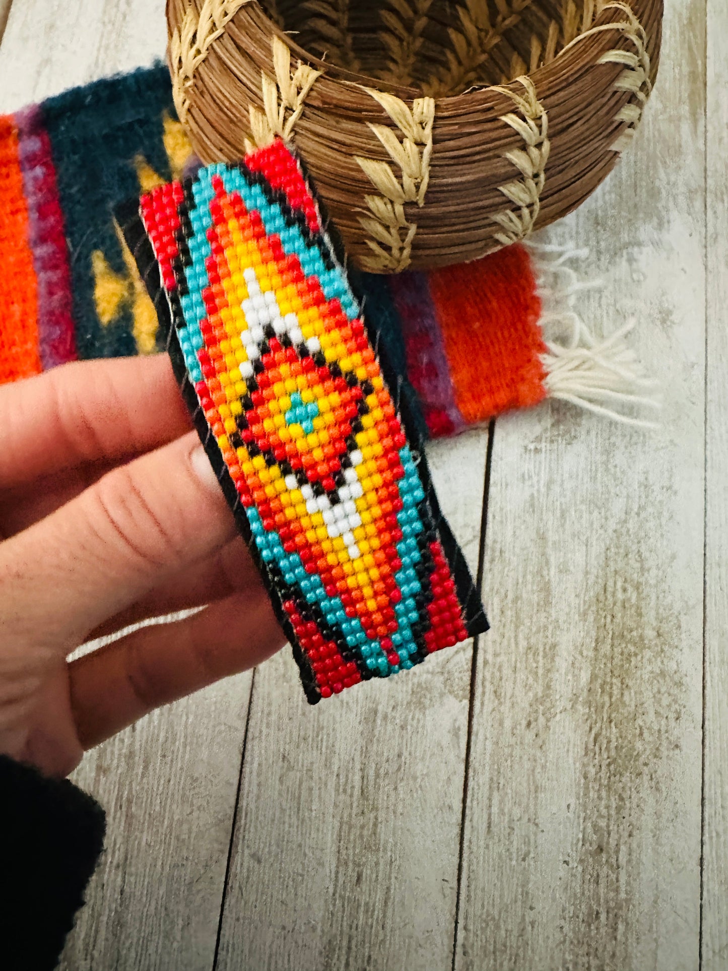 Handcrafted Handmade Beaded Barrette