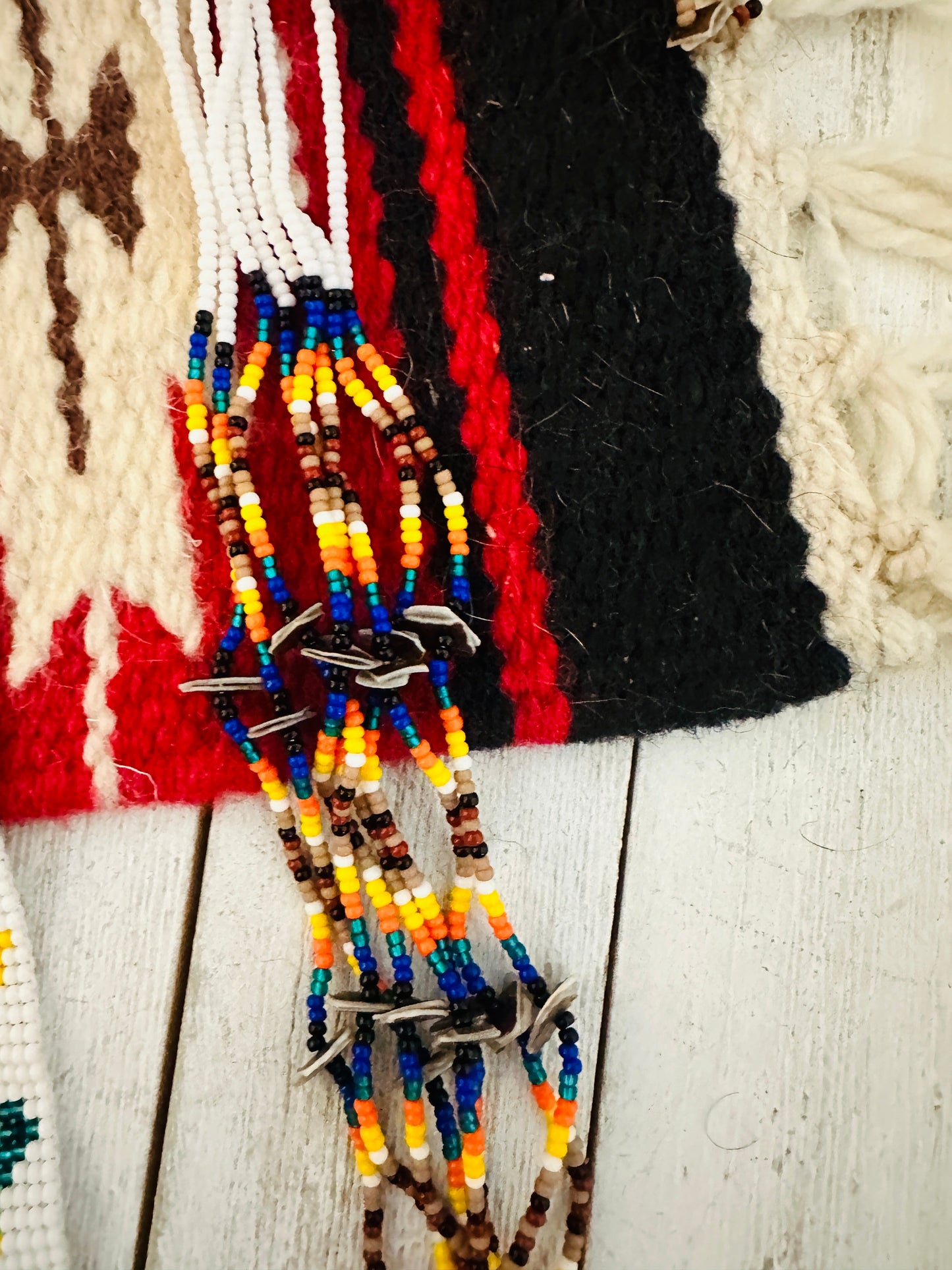 Handcrafted Multicolor Beaded Necklace Set
