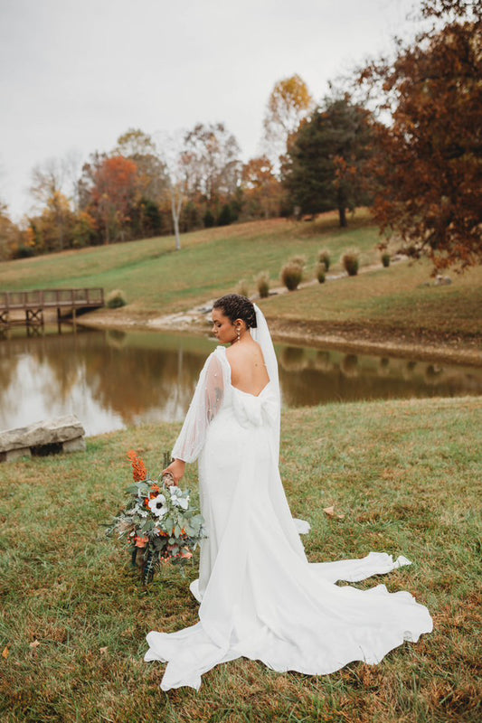 Edwina Pearl Detachable Sleeves