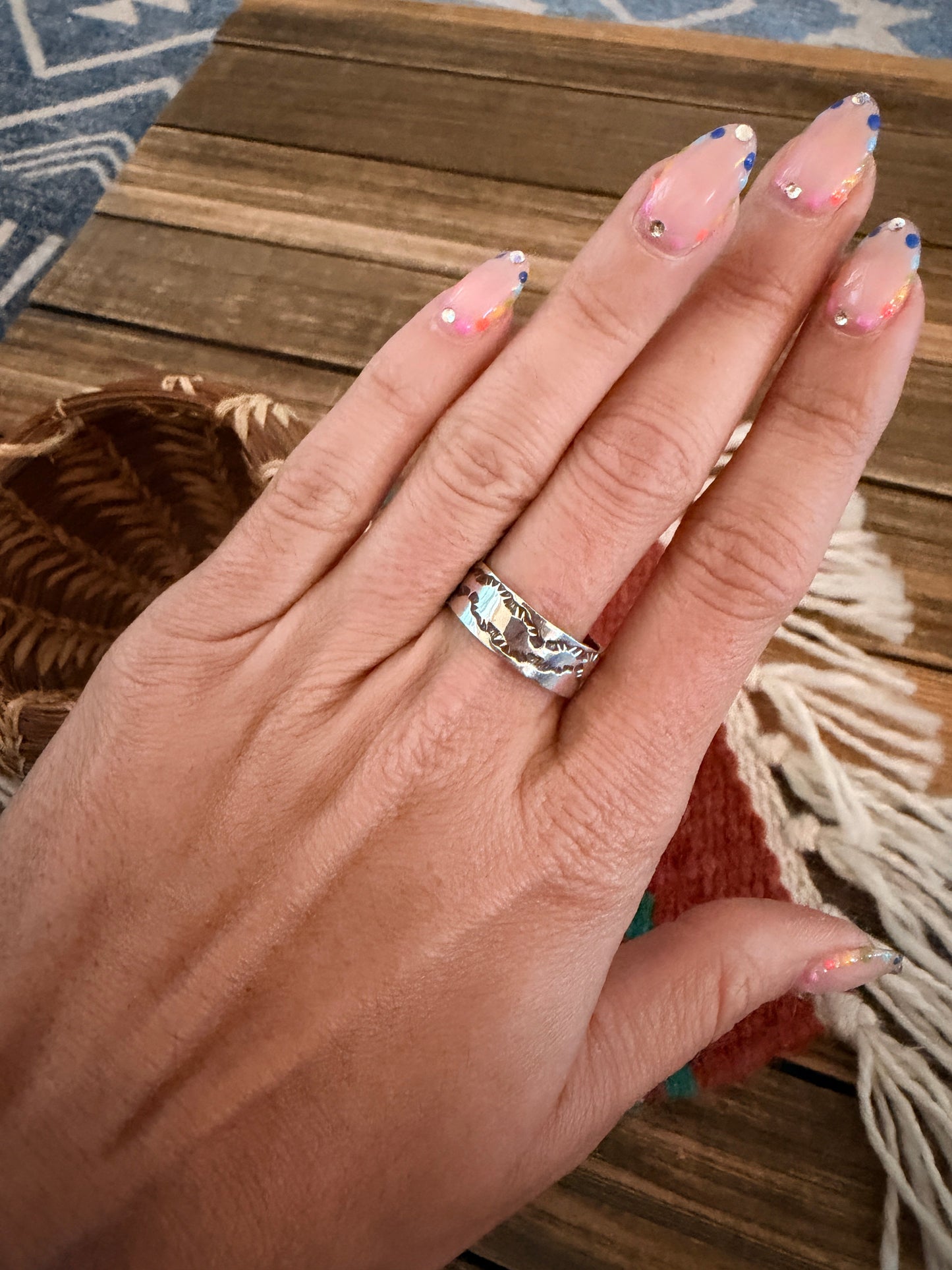 Handcrafted Sterling Silver Band Ring