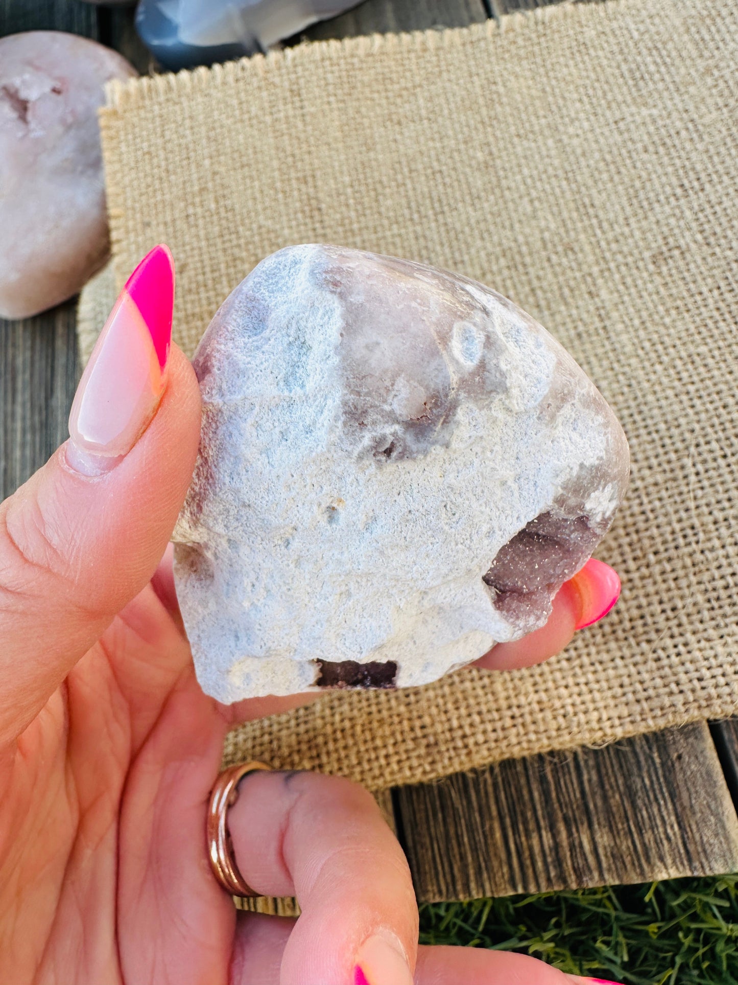 Nizhoni Crystals ✨  Pink Amethyst Geode Cluster