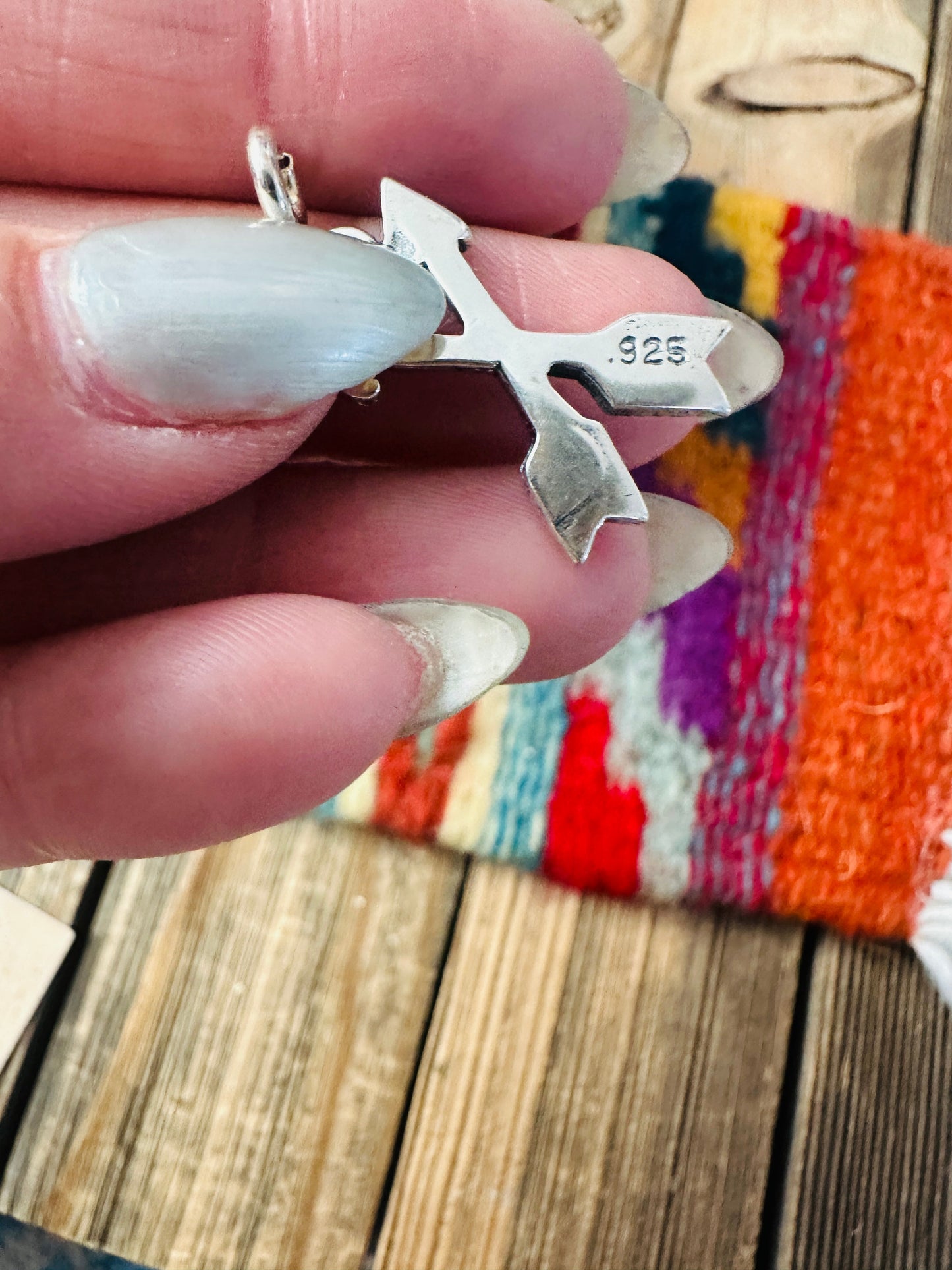 Handcrafted Sterling Silver Arrow Charm