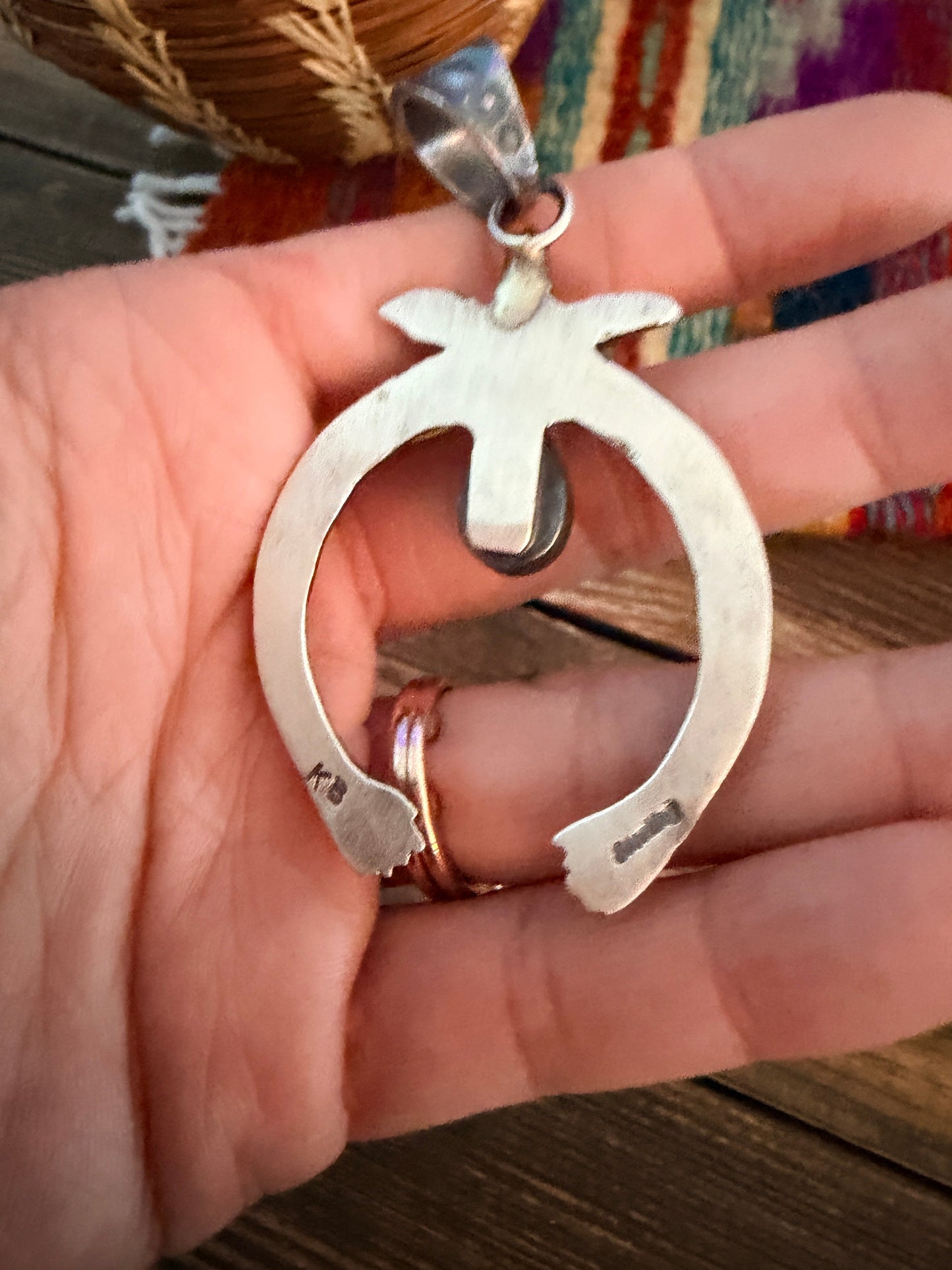 Handcrafted Sterling Silver & Queen Pink Naja Pendant by Kevin Billah