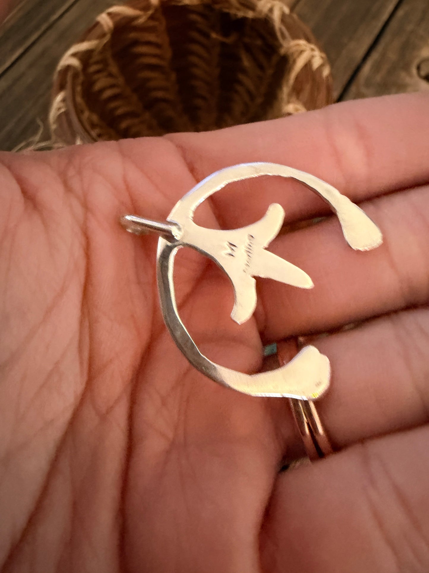 Handcrafted Sterling Silver & Opal Naja Pendant by Joseph Martinez