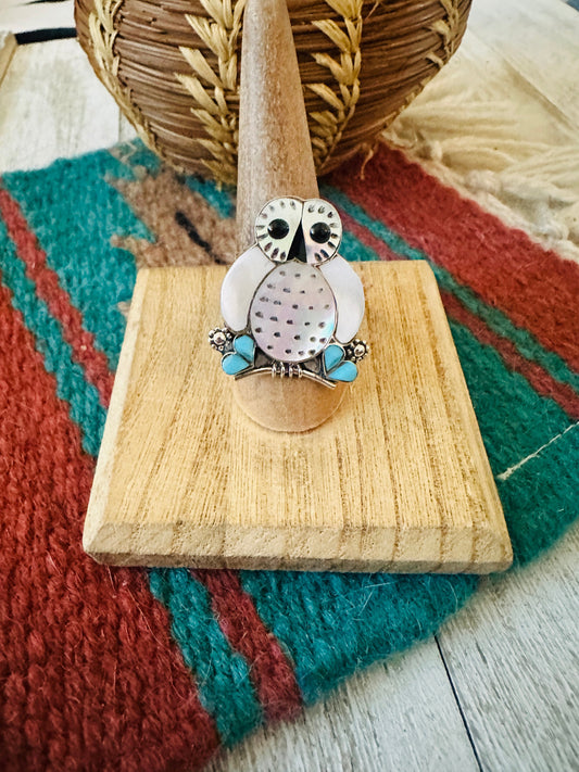 Handcrafted Sterling Silver & Multi Stone Inlay Own Ring