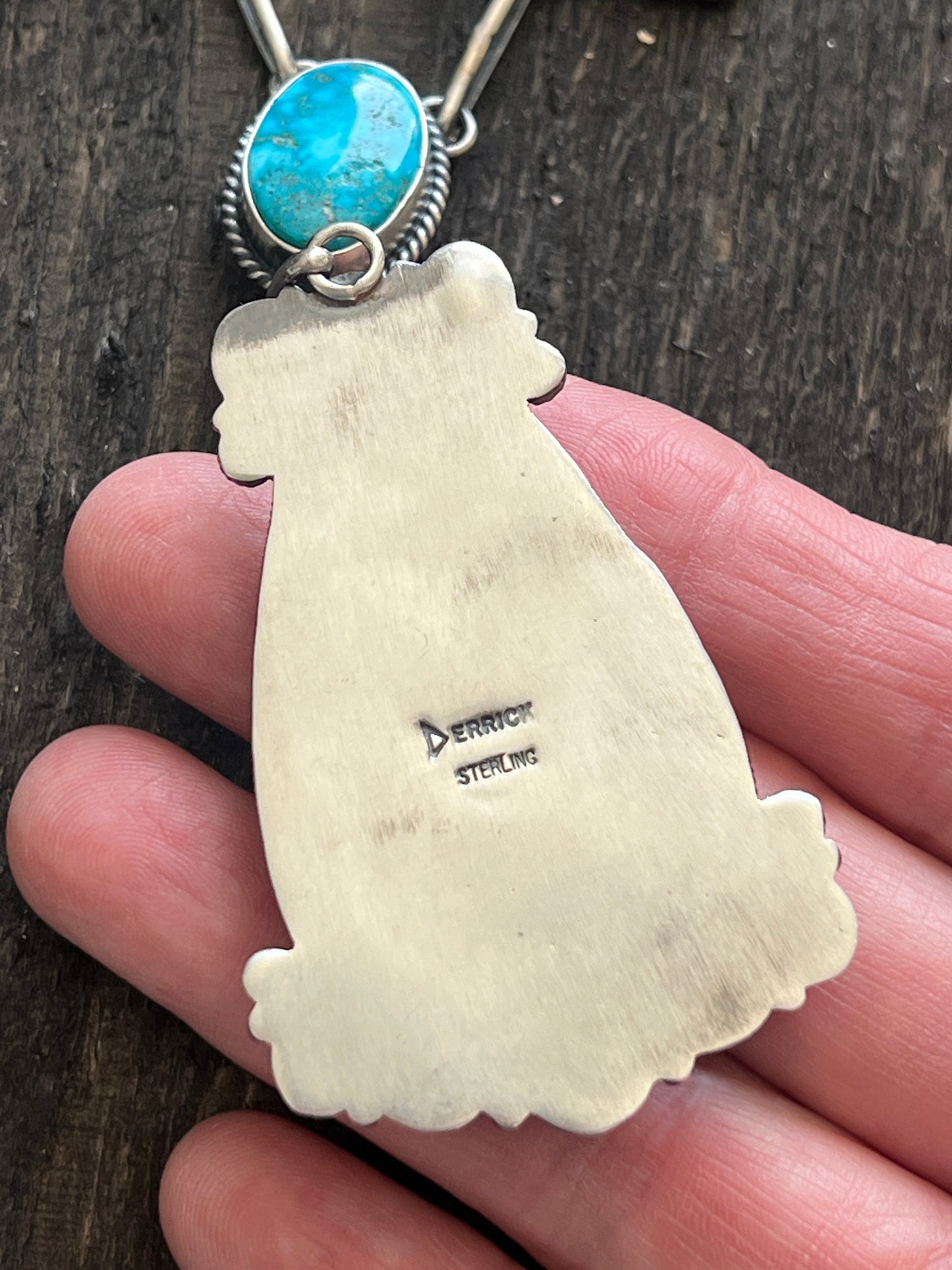 Handcrafted Sterling Silver, Spiny Oyster and Turquoise Link and Bead Electric Rainbow Necklace and Earrings Set by Derrick Gordon