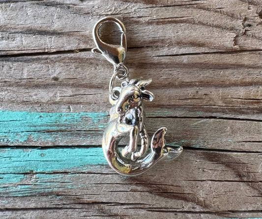 Handcrafted Sterling Silver Capricorn Charm