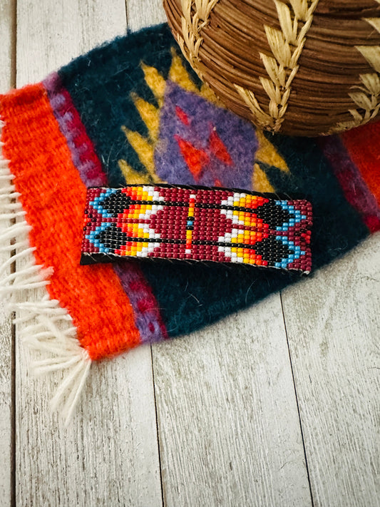 Handcrafted Handmade Beaded Barrette