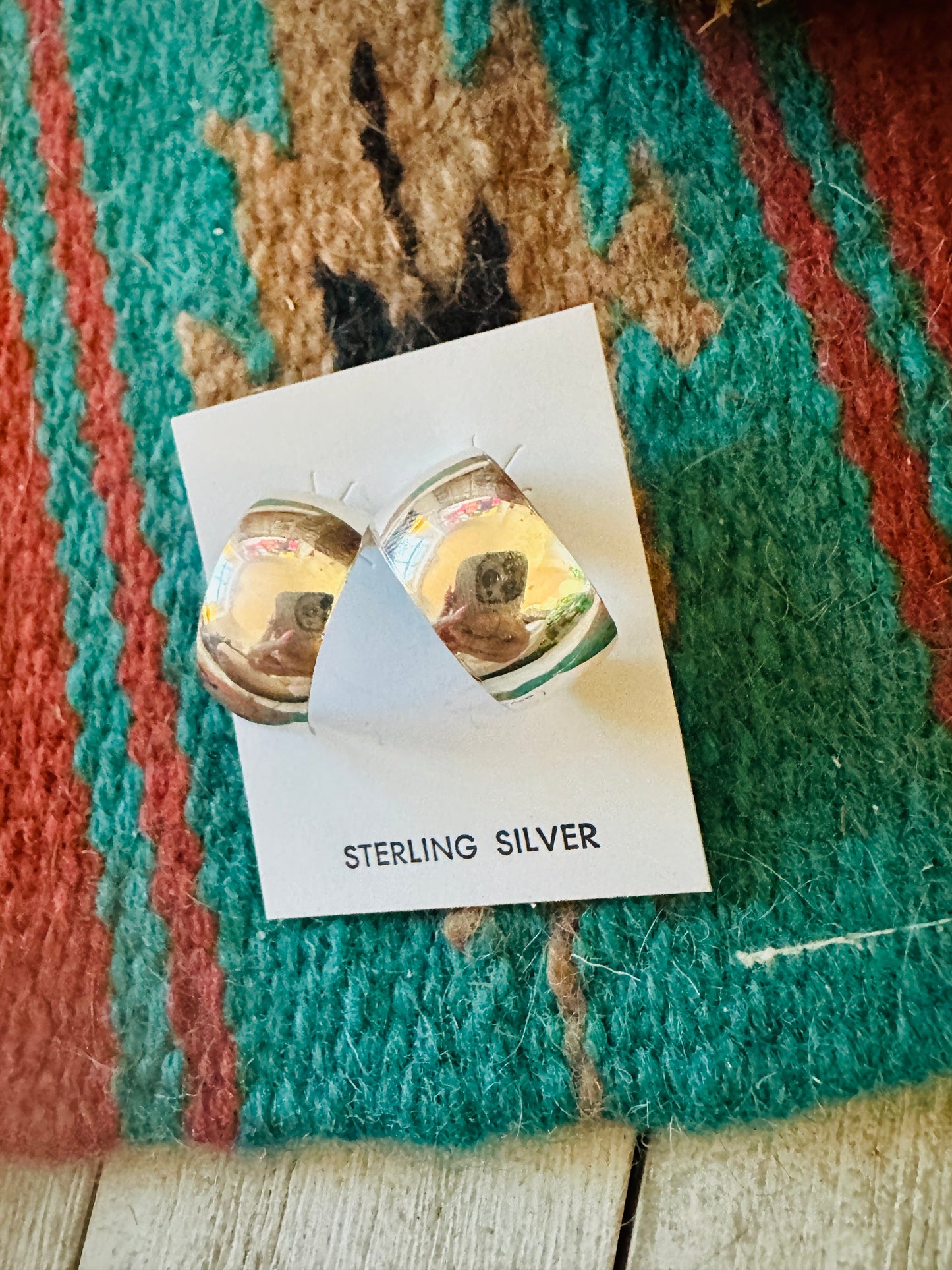 Handcrafted Sterling Silver Hoop Earrings, Cameron’s Faves ♥️