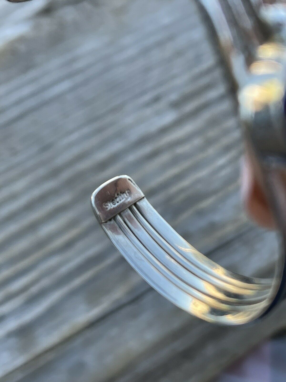 Handcrafted Pink Dream Mojave Sterling Silver Custom Cuff