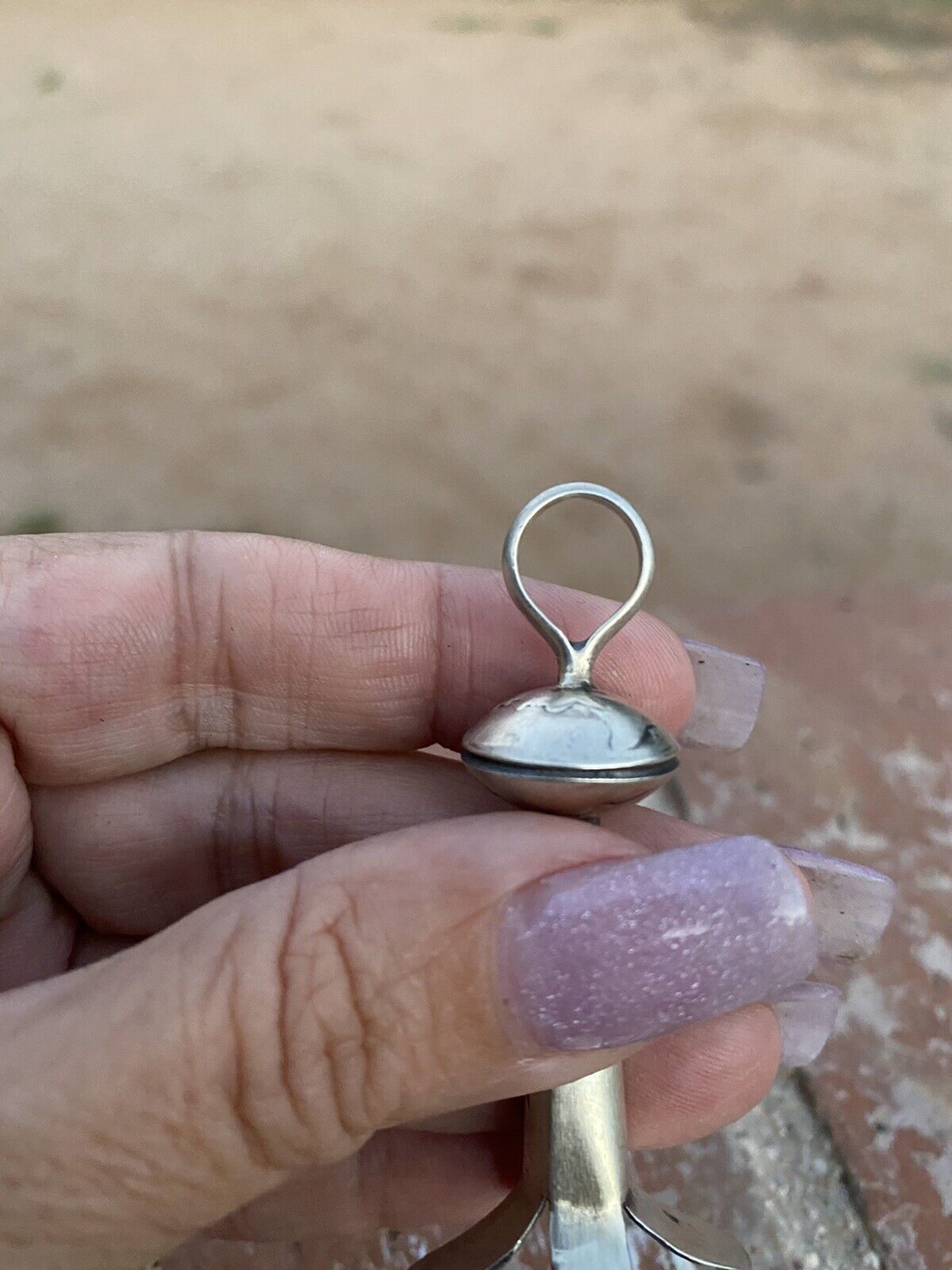 Handcrafted Sterling Silver Liberty Dime Blossom Pendant