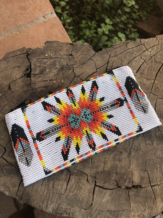 Handmade Southwestern Beaded hand bag