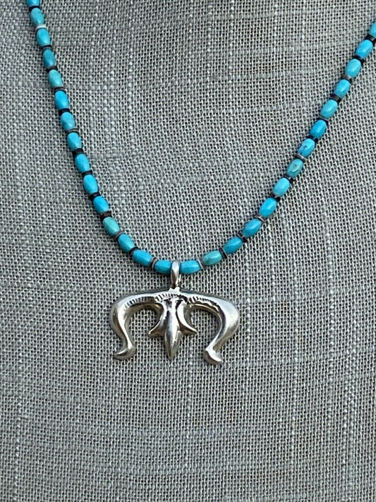 Handcrafted Sterling Silver Mini Naja Pendant