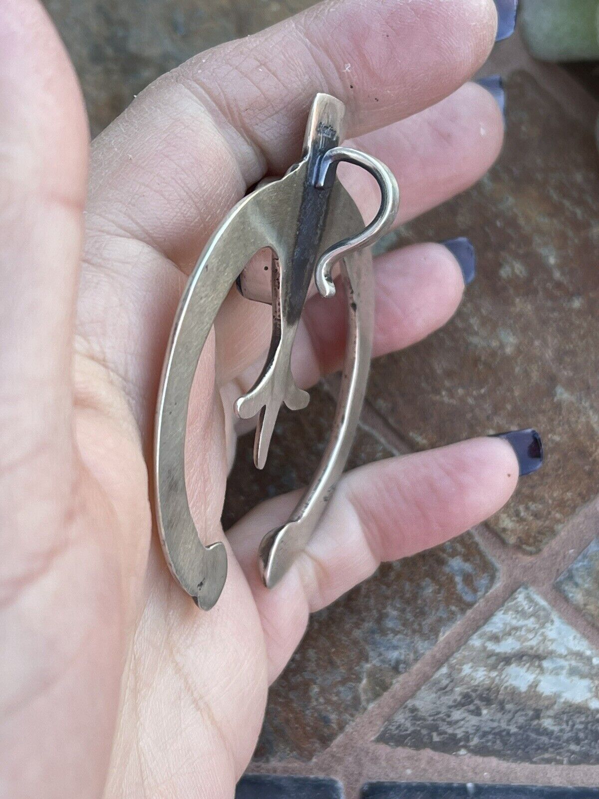 Handcrafted Handmade Sterling Silver  Pink Dream Mojave Naja Pendant