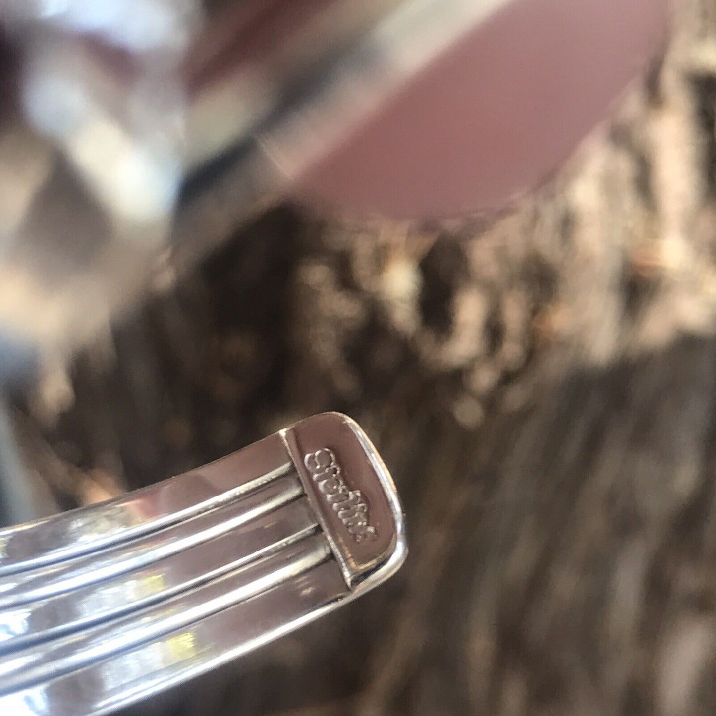 Handcrafted Pink Dream Mojave Sterling Silver Custom Cuff