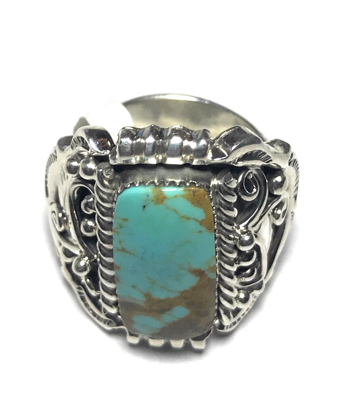 Beautiful Sterling Silver Royston Turquoise Ring