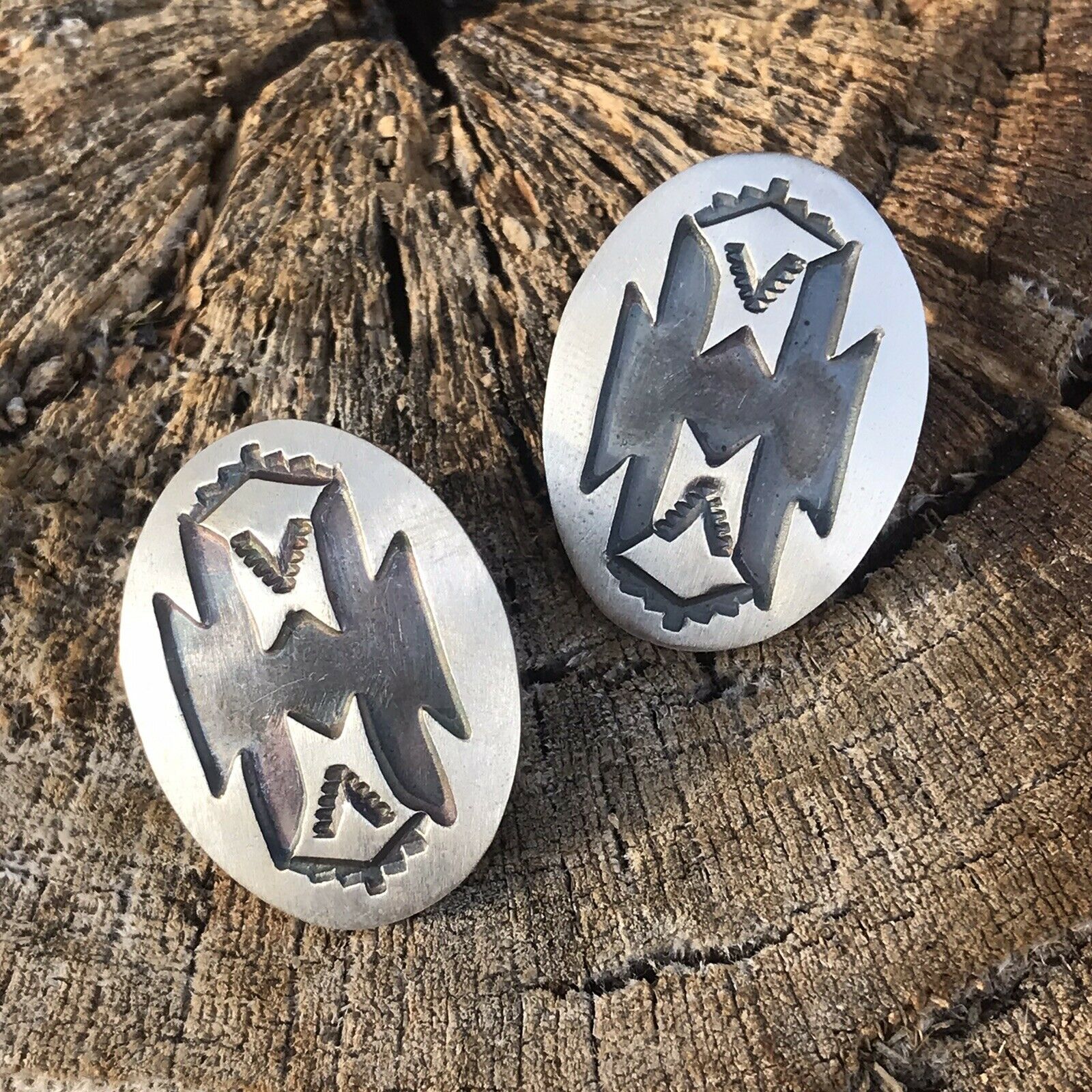 Buy Sterling Silver Tribal Studs, Sterling Silver Tribal Earrings, Sterling  Silver Earrings TAK-23 Online in India - Etsy