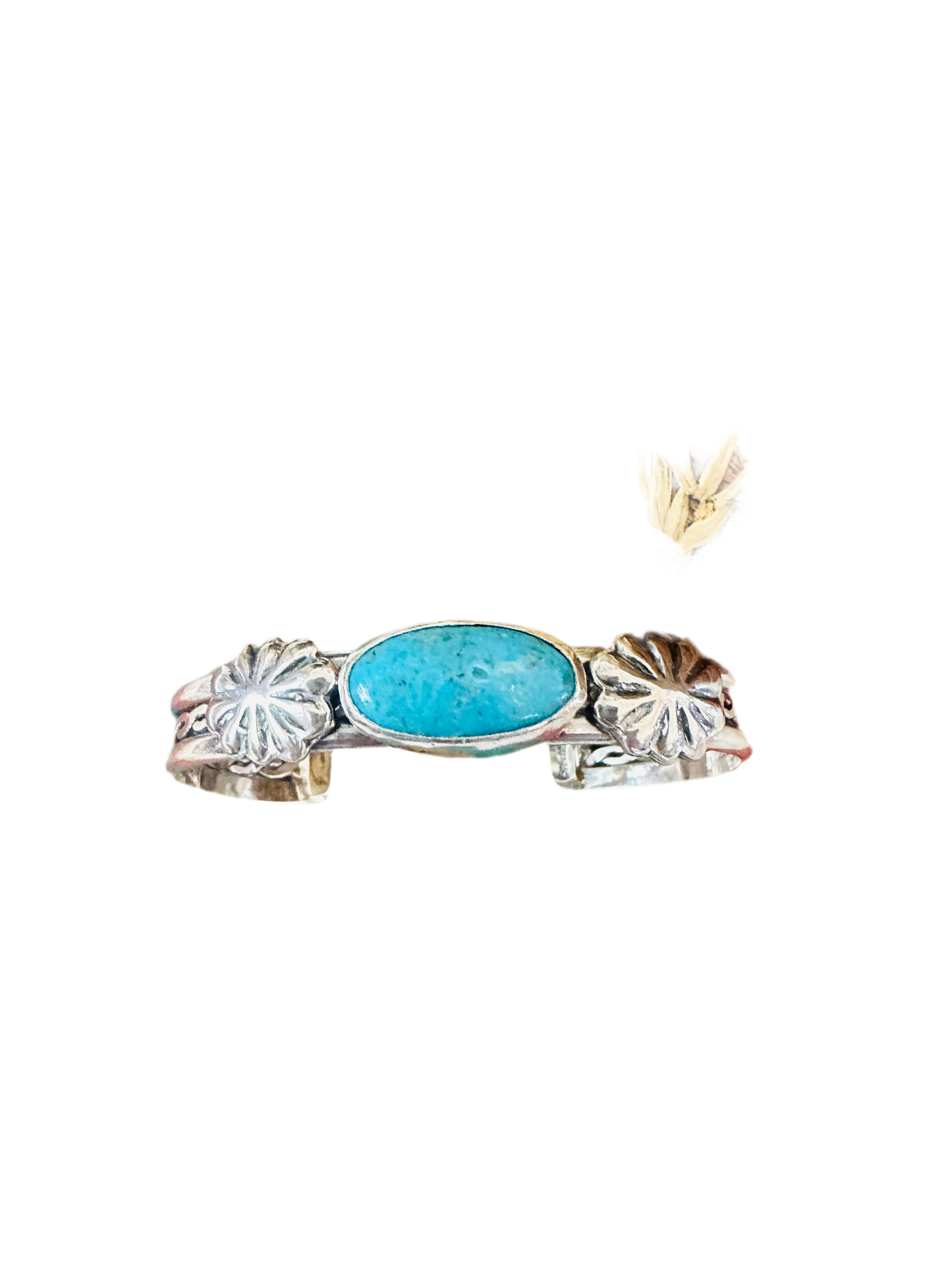 Handcrafted Turquoise & Sterling Silver Cuff Bracelet