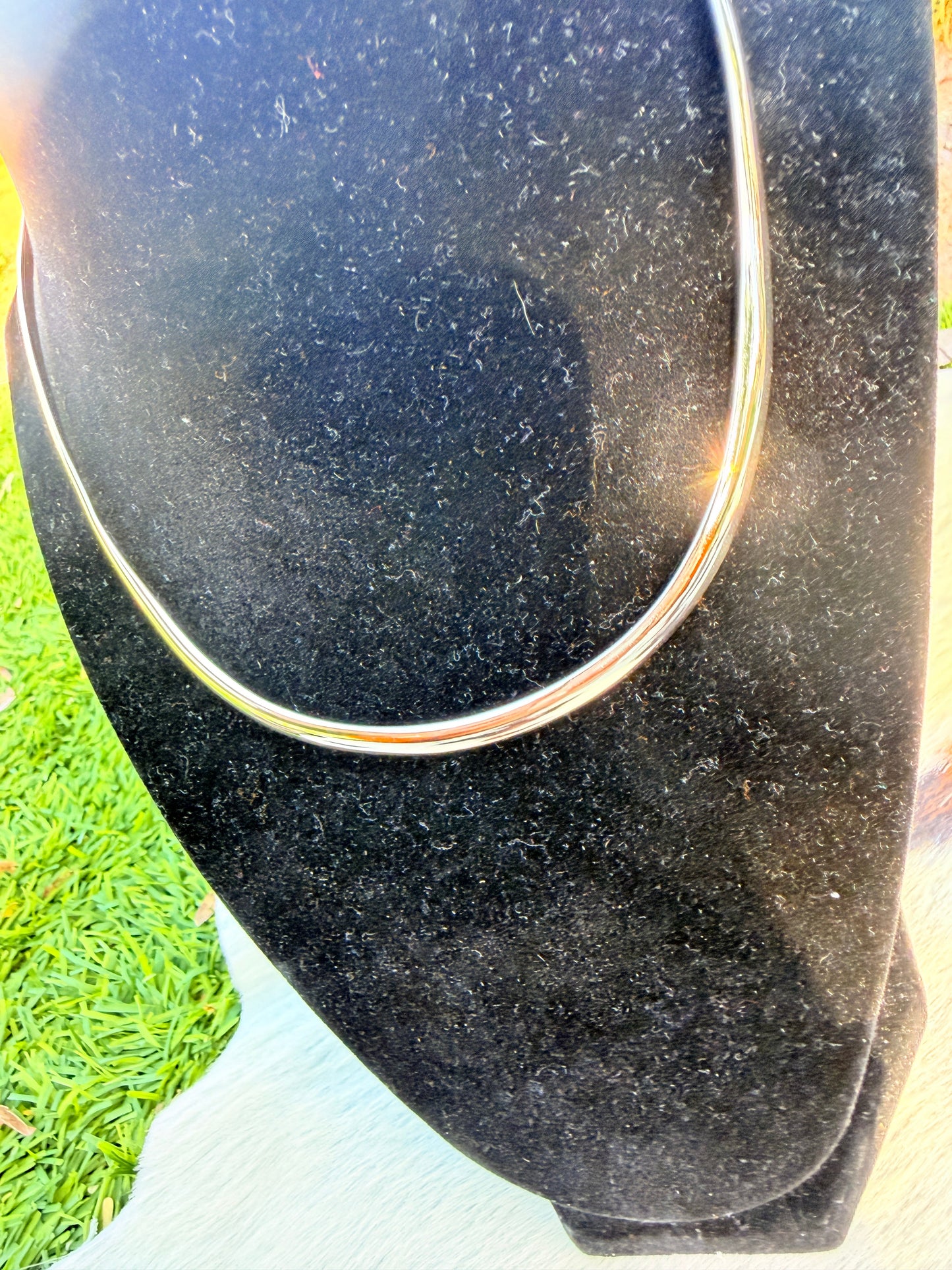 Handcrafted Sterling Silver Choker Collar Necklace