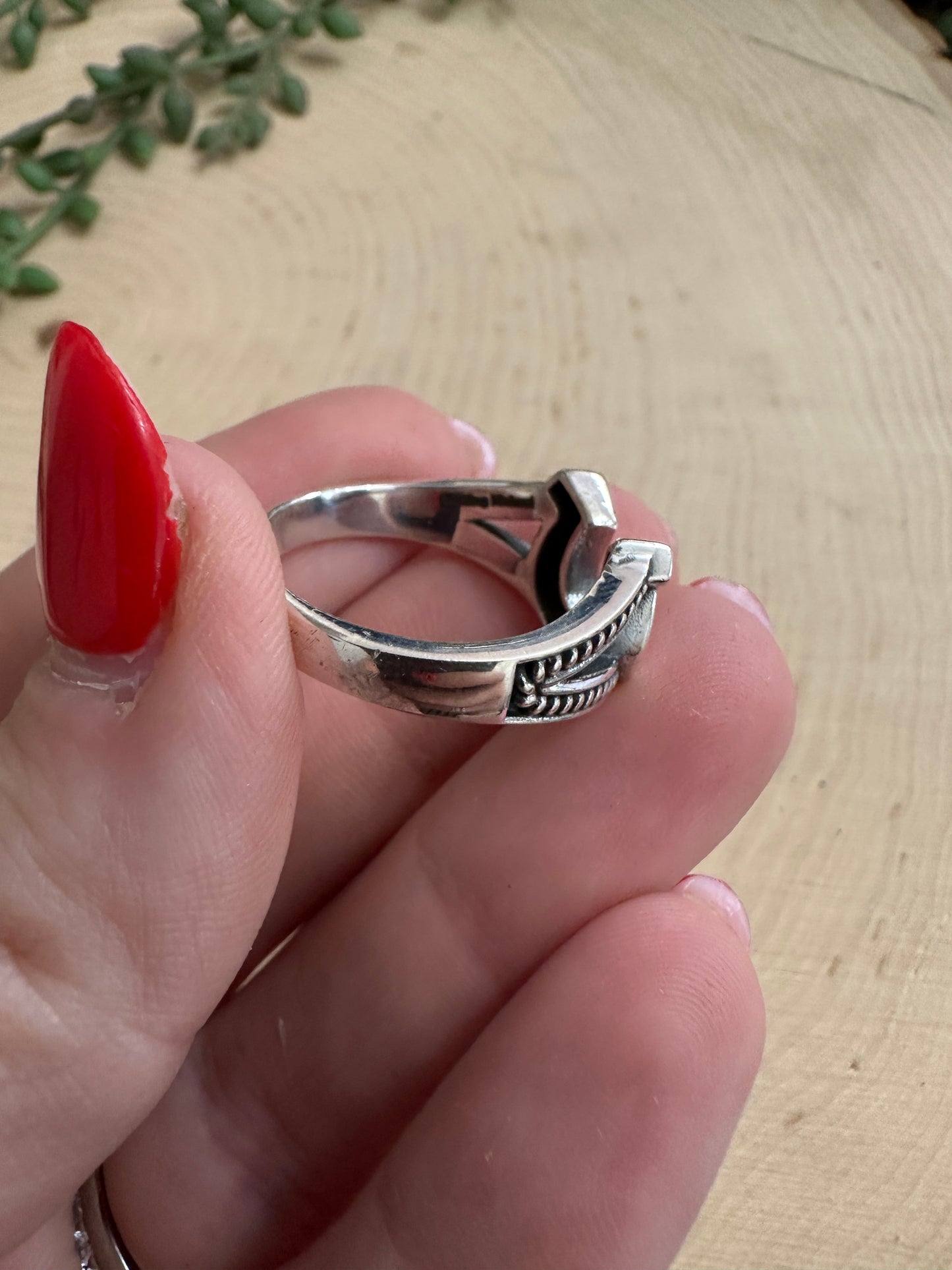 Beautiful Handmade Horseshoe Sterling Silver Ring