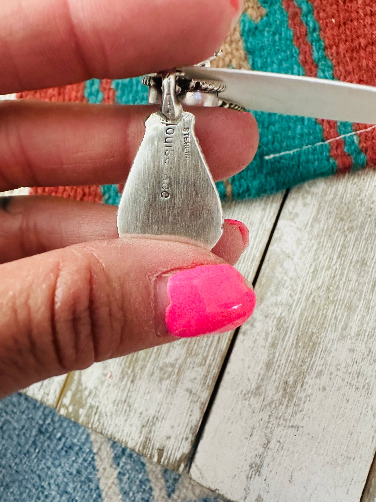 Handcrafted Rose Dahlia and Sterling Silver Dangle Earrings