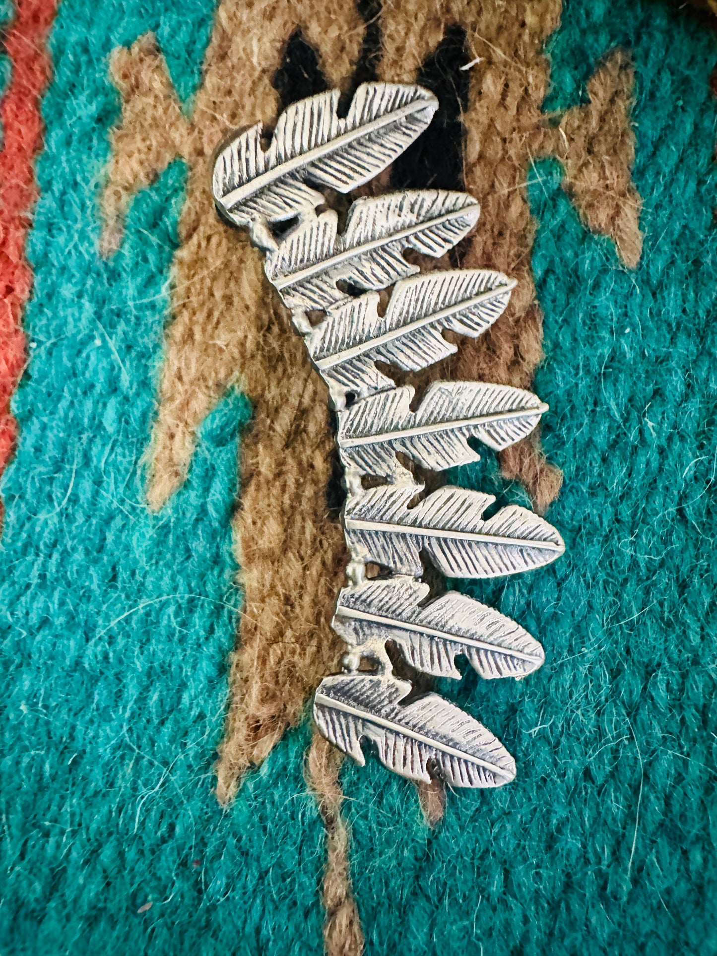 Handcrafted Sterling Silver Feather Cuff Earring