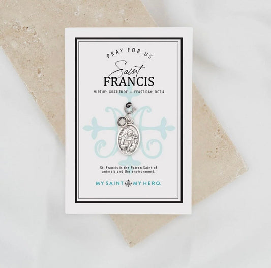 Saint Francis Medal Charm
