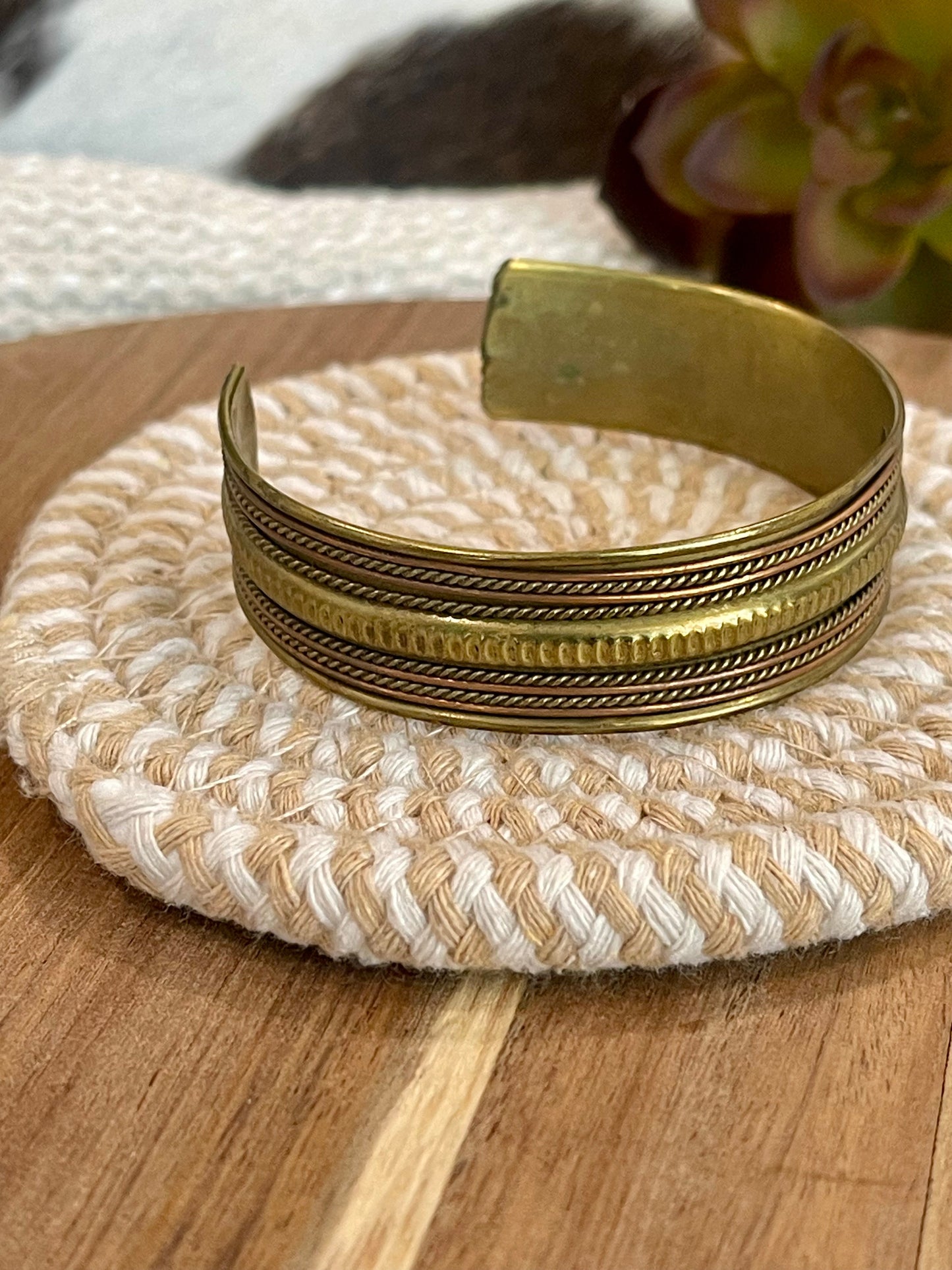 Vintage Handmade Copper Cuff