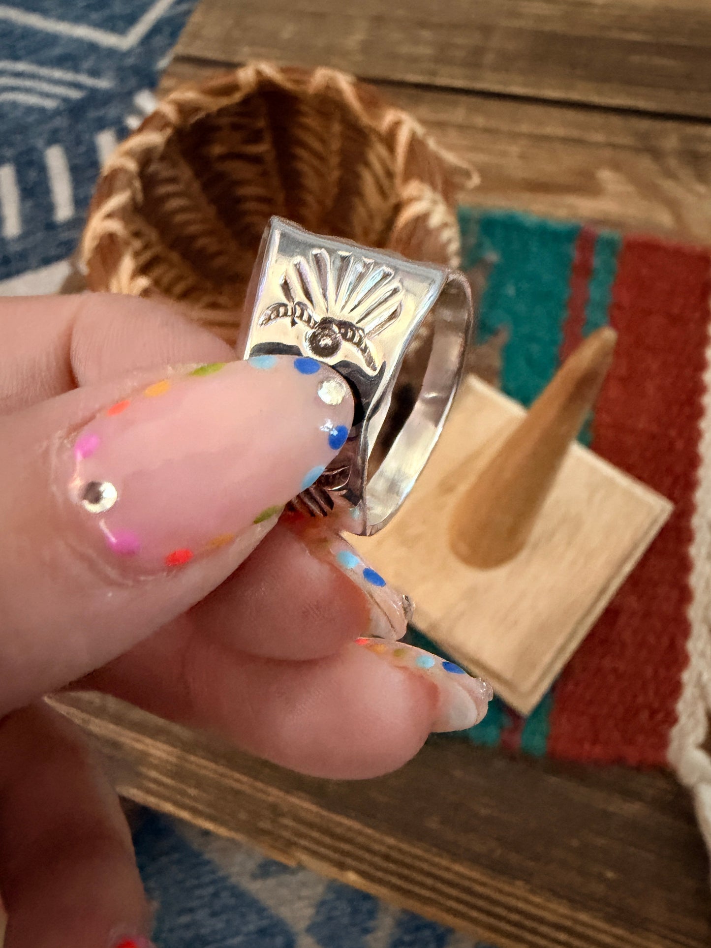 Handcrafted Sterling Silver Band Ring