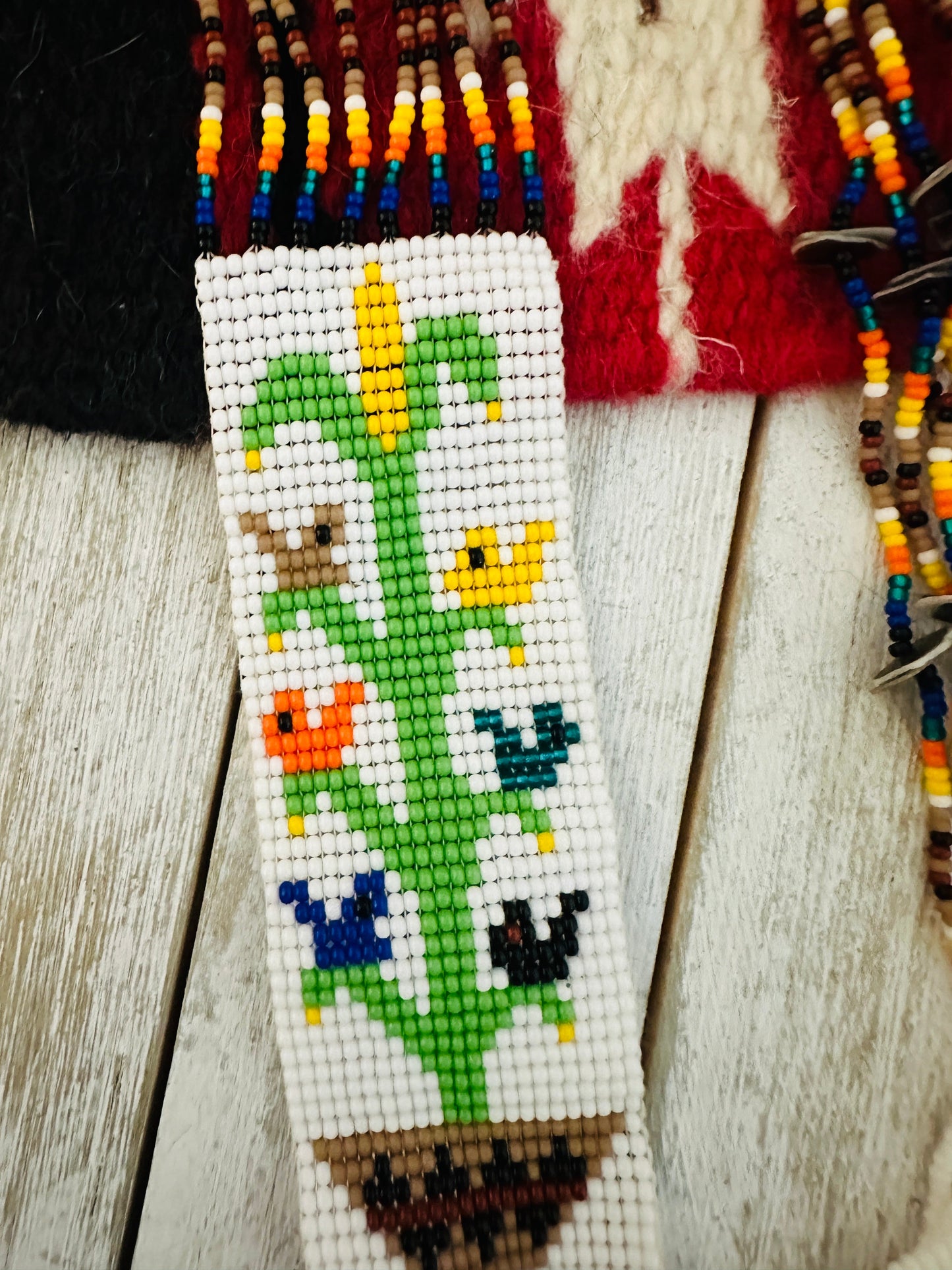 Handcrafted Multicolor Beaded Necklace Set