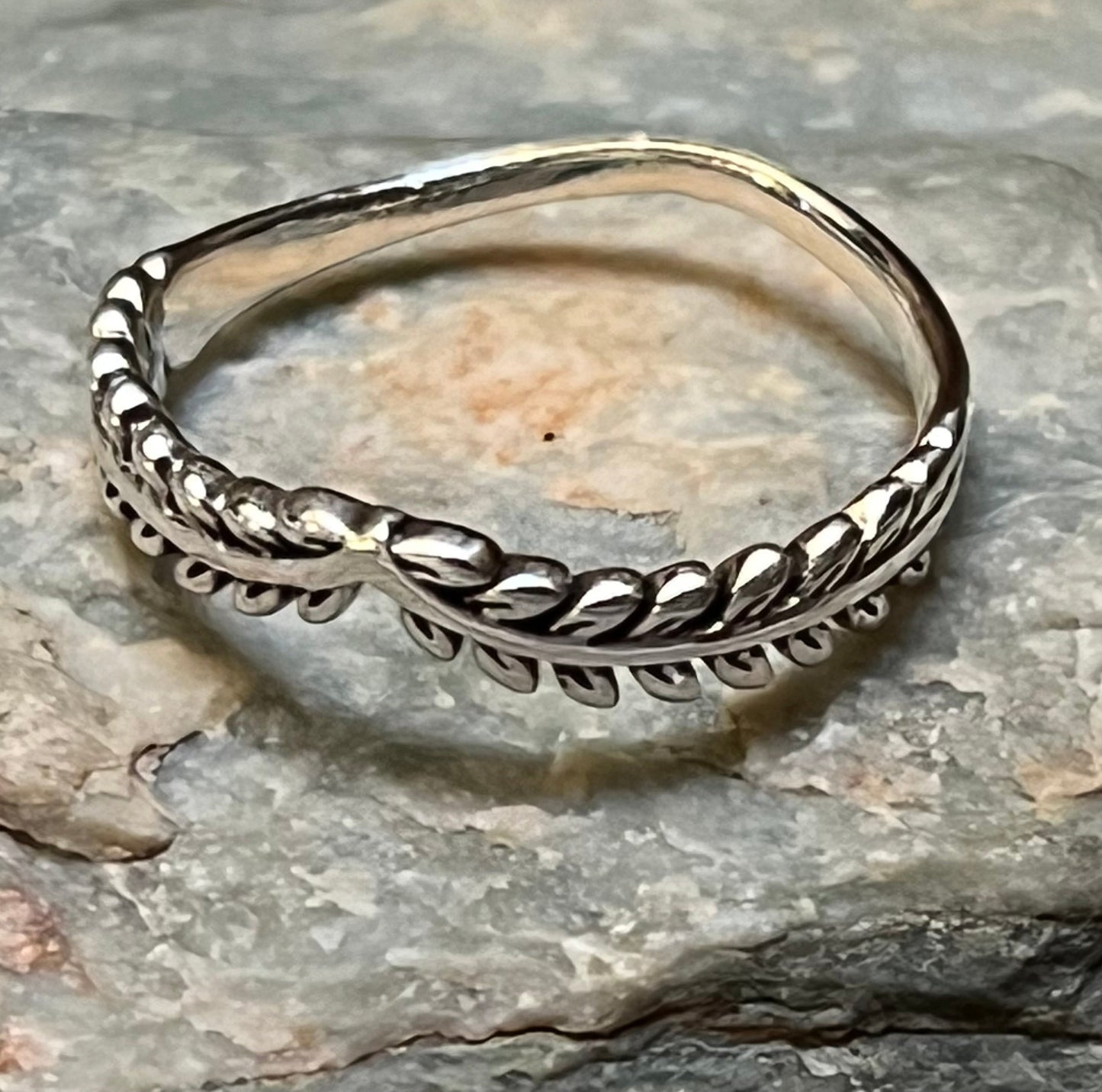 Laurel Wreath Sterling Silver Ring
