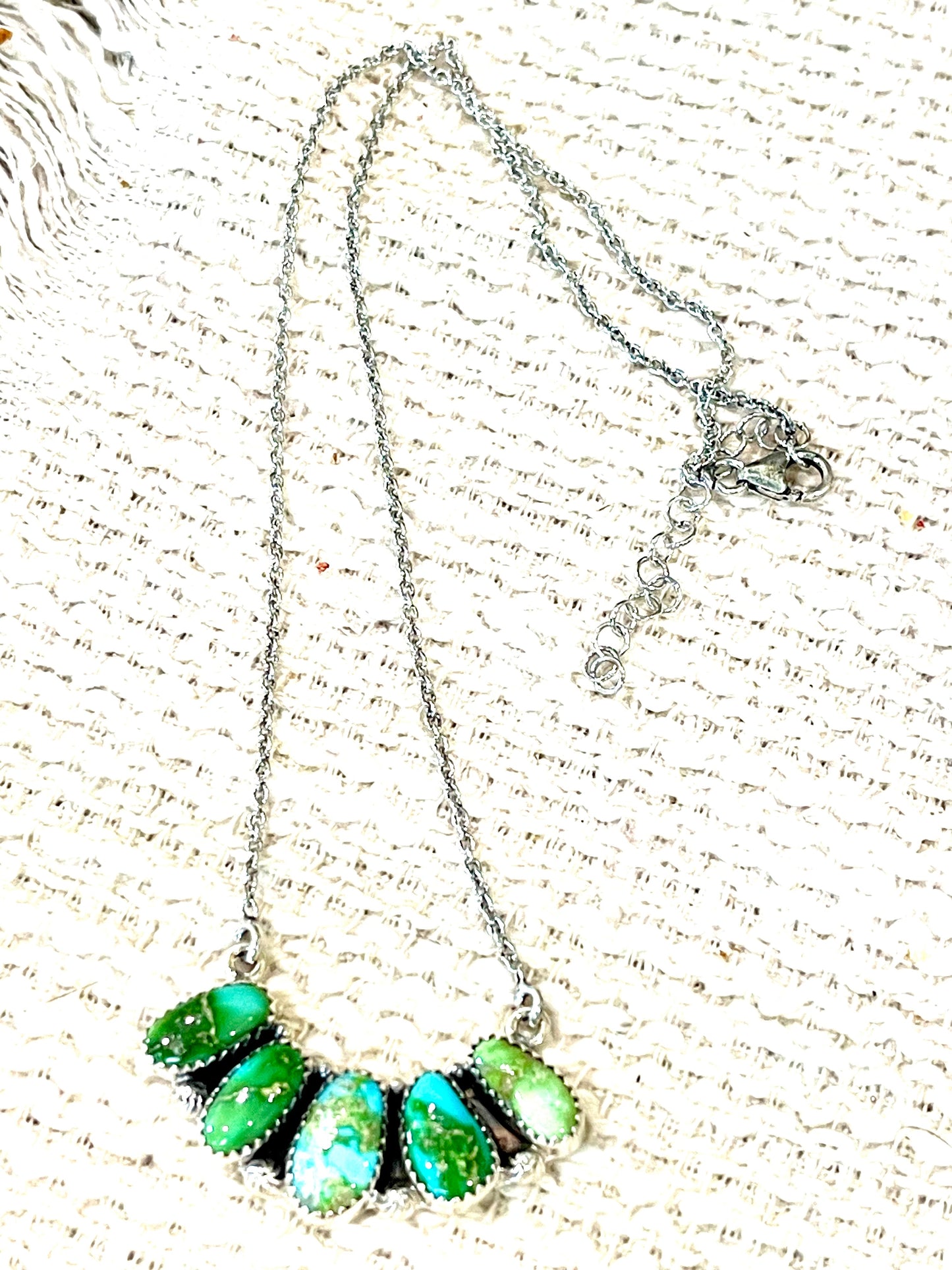 Handcrafted Sterling Silver & Sonoran Mountain Cluster Necklace