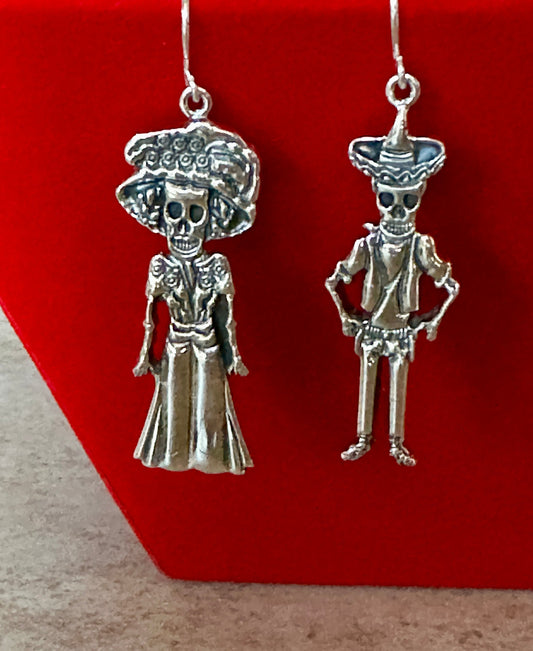 Catrina Couple Sterling Silver Earrings