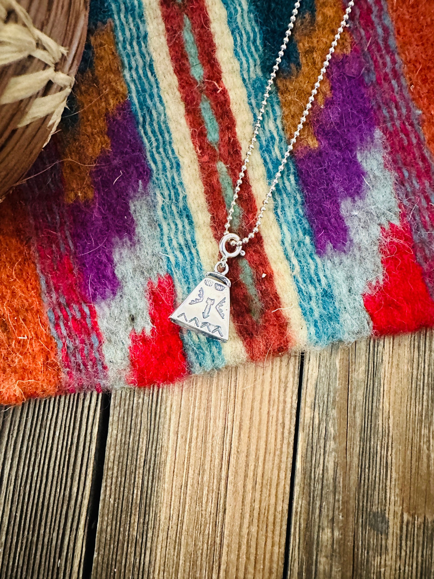 Handcrafted Sterling Silver Bell Charm