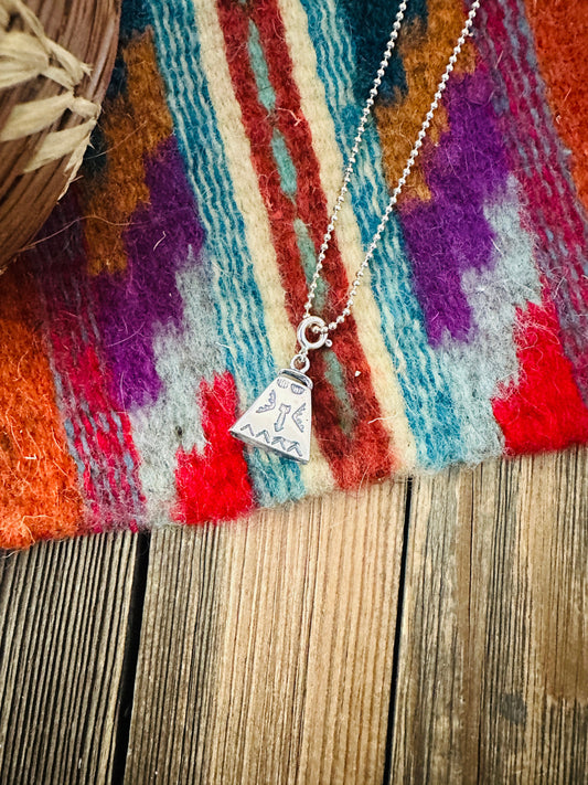 Handcrafted Sterling Silver Bell Charm