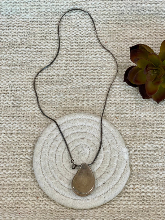 Vintage Old Pawn Handmade Sterling Silver Necklace