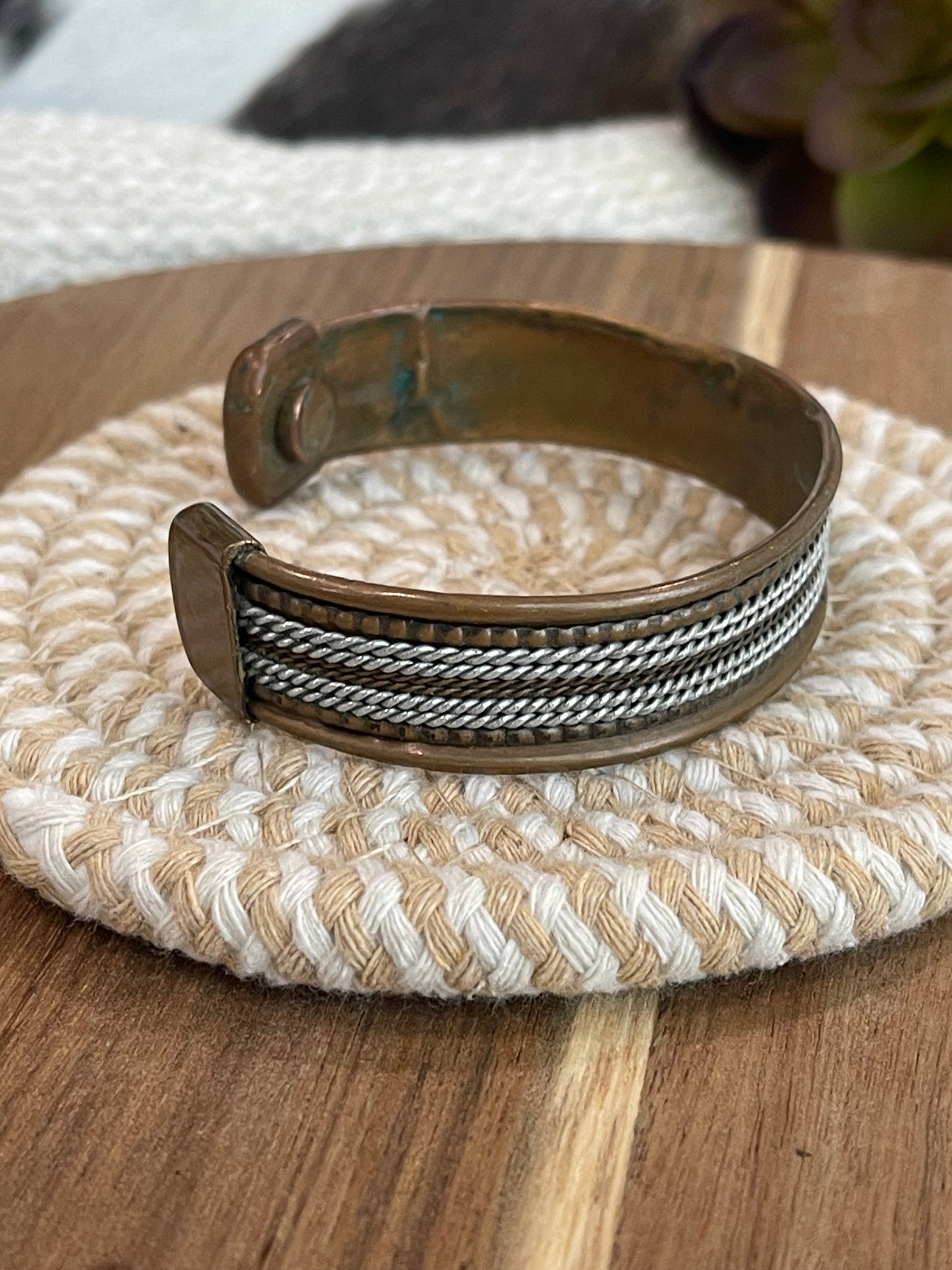 Vintage Handmade Copper Cuff