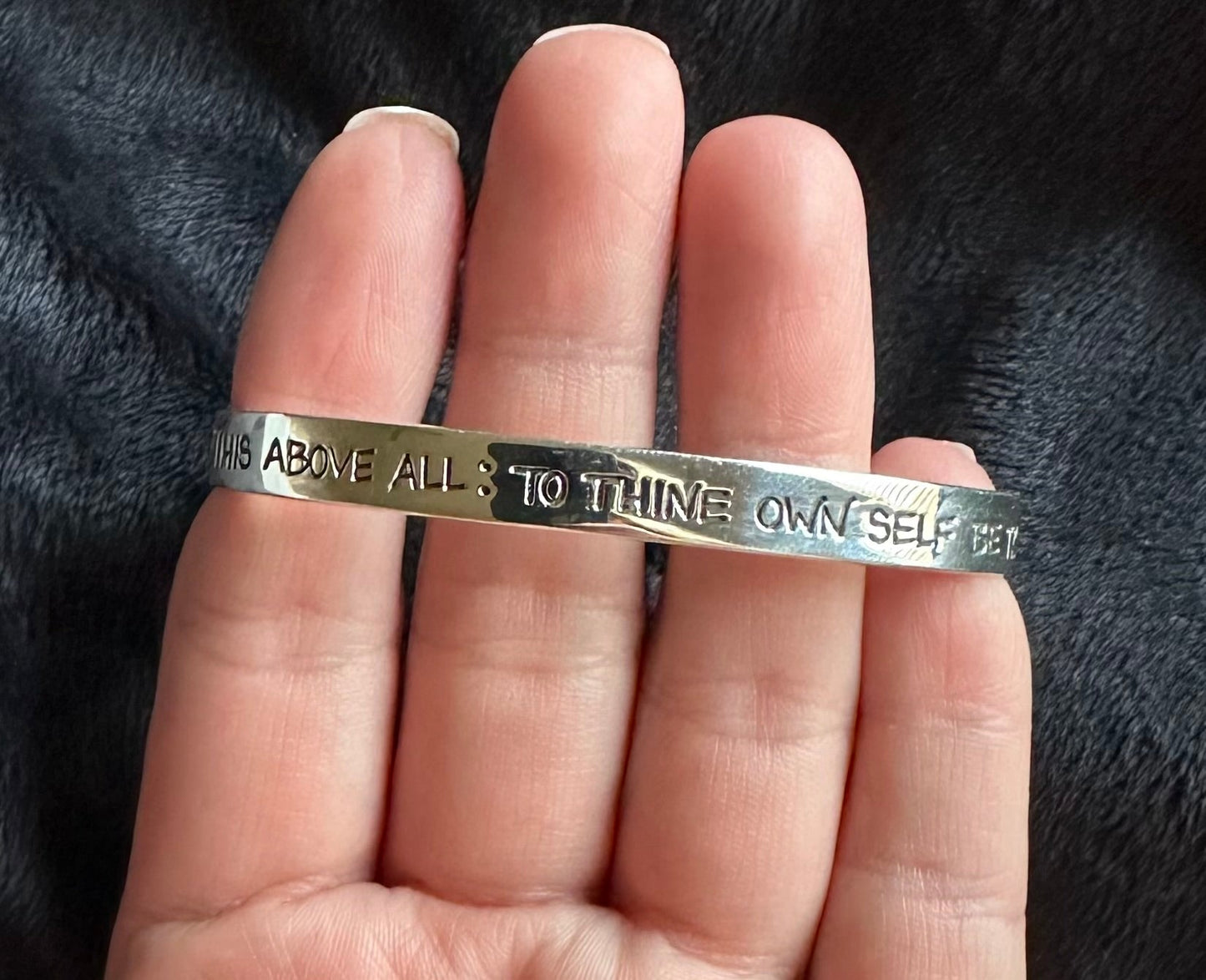 The Shakespeare Sterling Silver Cuff Bracelet