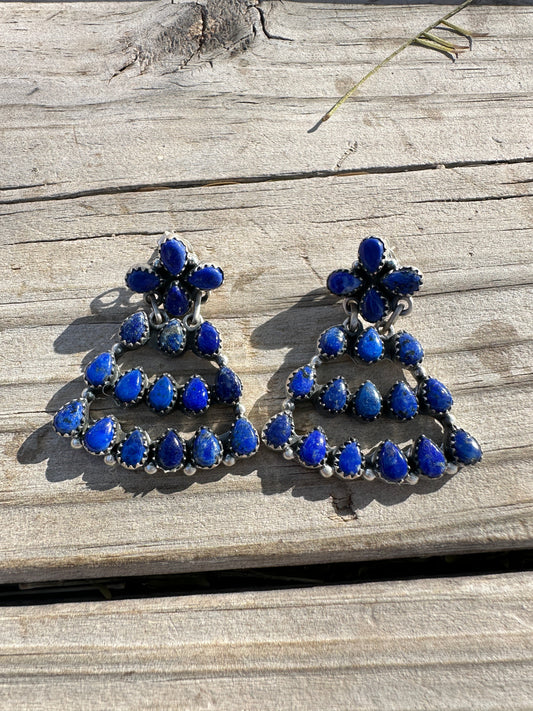 Handmade Sterling Silver Montana Earrings
